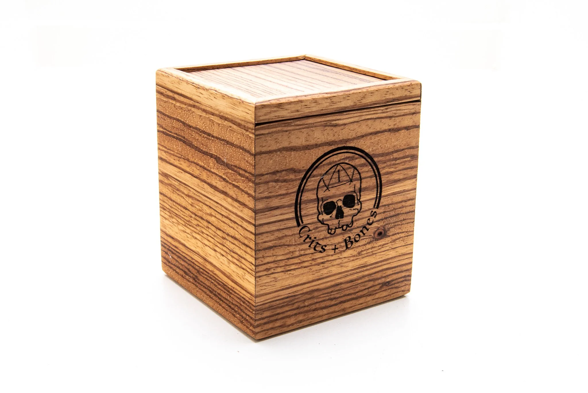 No. 367 Zebra Wood Deck Box