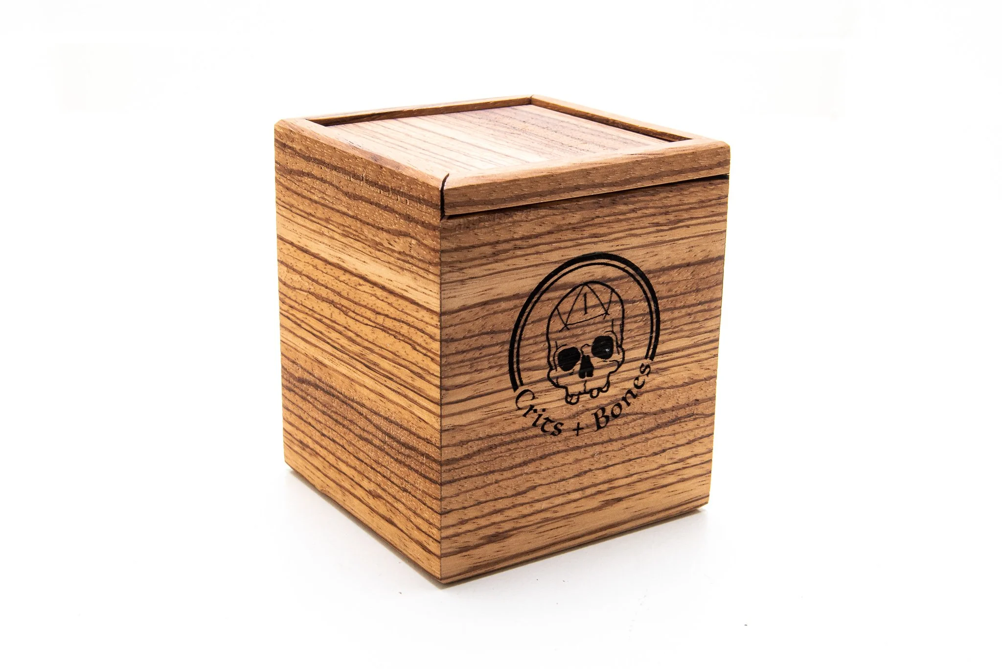 No. 366 Zebra Wood Deck Box
