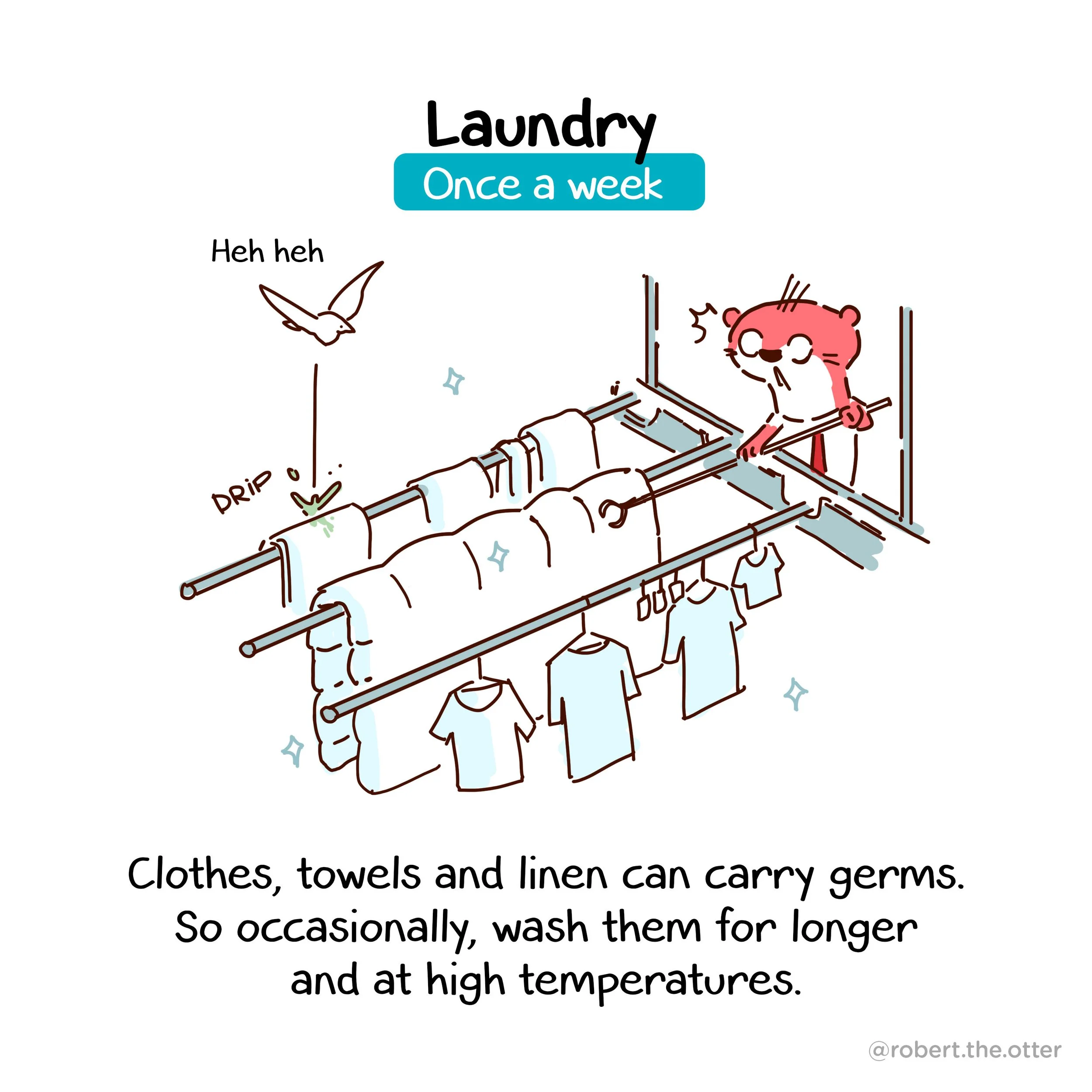 Comic of cute red otter animal cartoon mascot character