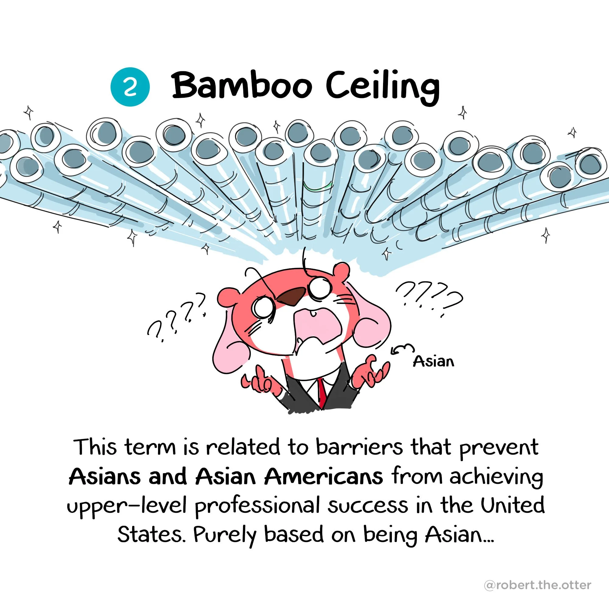 Comic of cute red otter animal cartoon mascot character