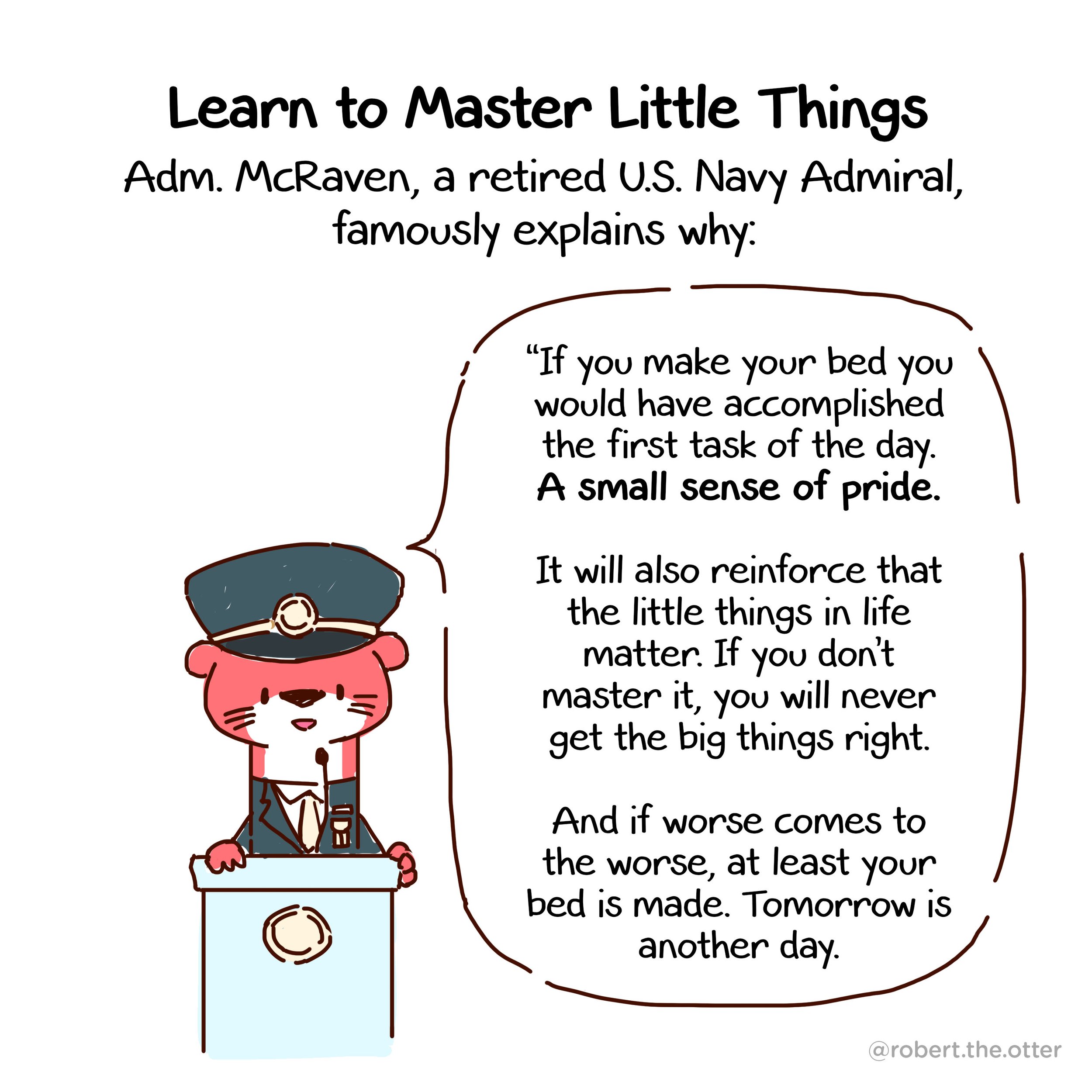 Comic of cute red otter animal cartoon mascot character