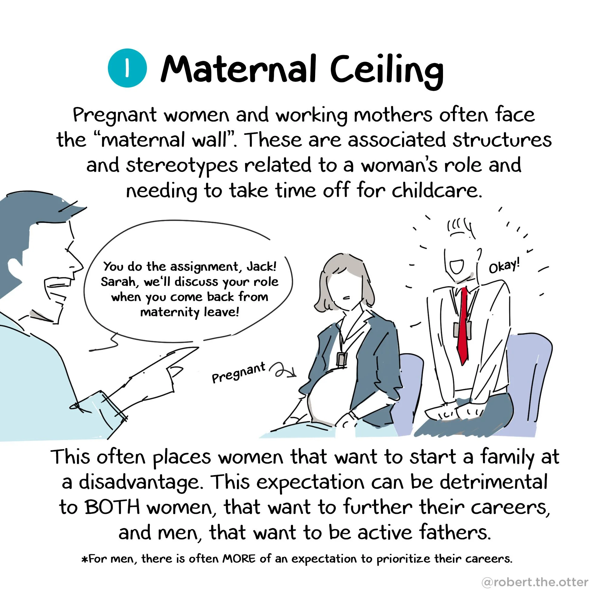 Comic of cute red otter animal cartoon mascot character