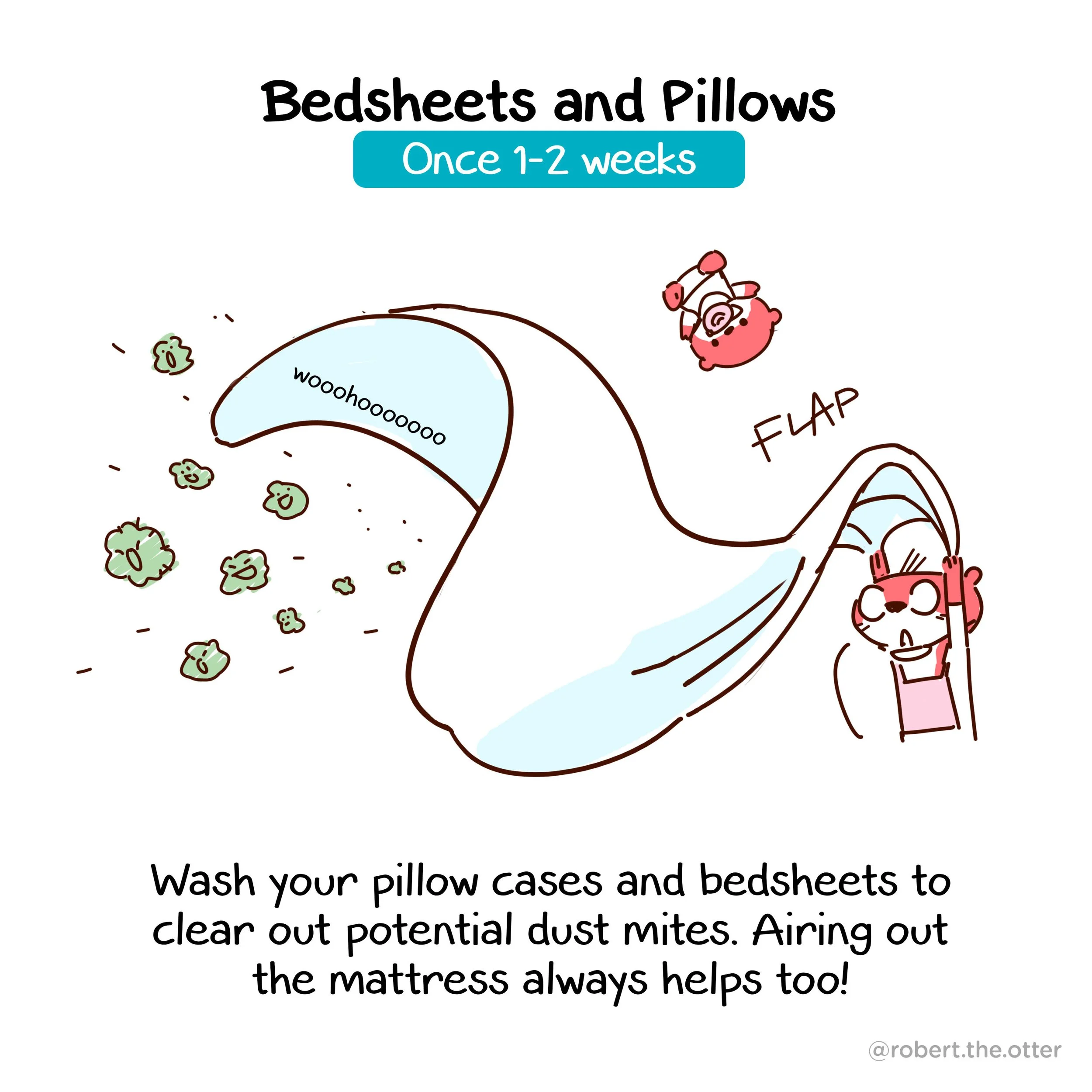 Comic of cute red otter animal cartoon mascot character