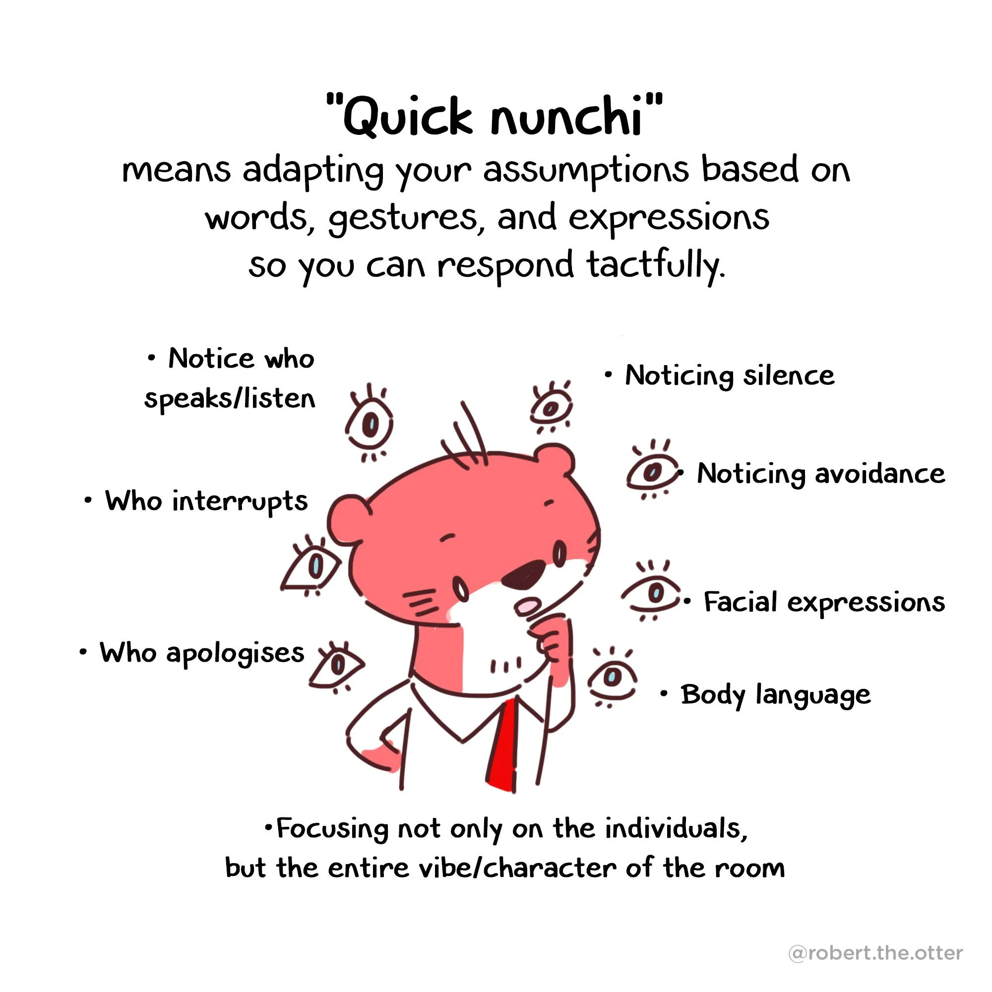 Comic of cute red otter animal cartoon mascot character