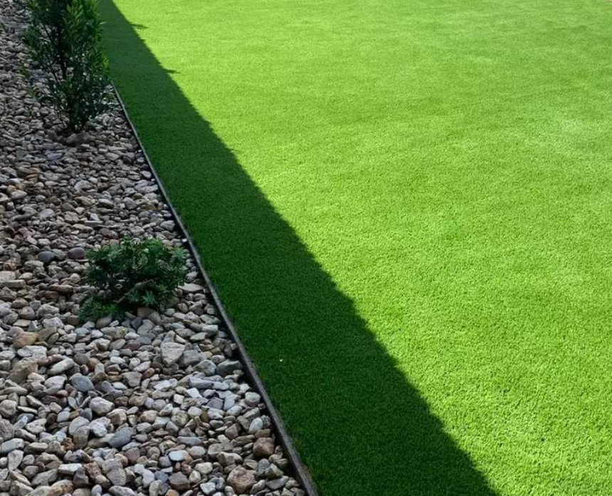 Hill Family Turf Renovation, Driveway &amp; Dry River Bed Project in Matthews, NC