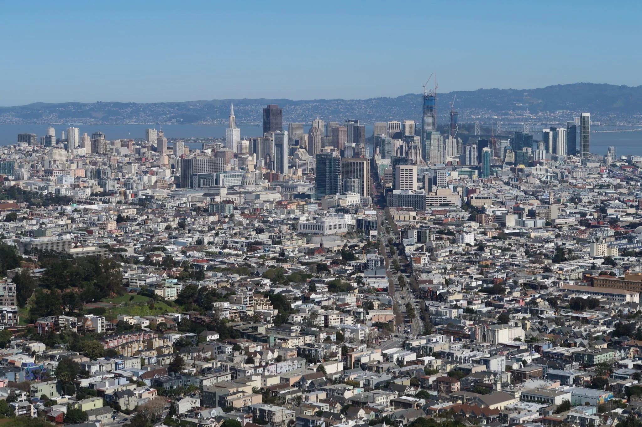 san francisco aerial view