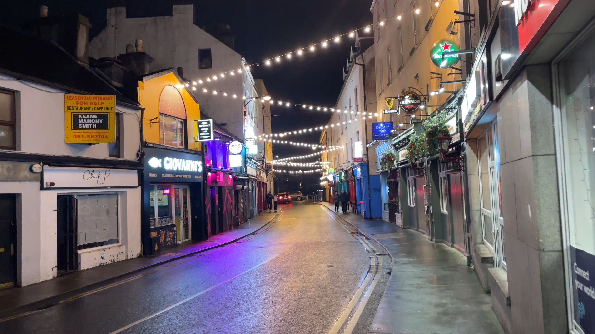   Galway on a quiet evening.  