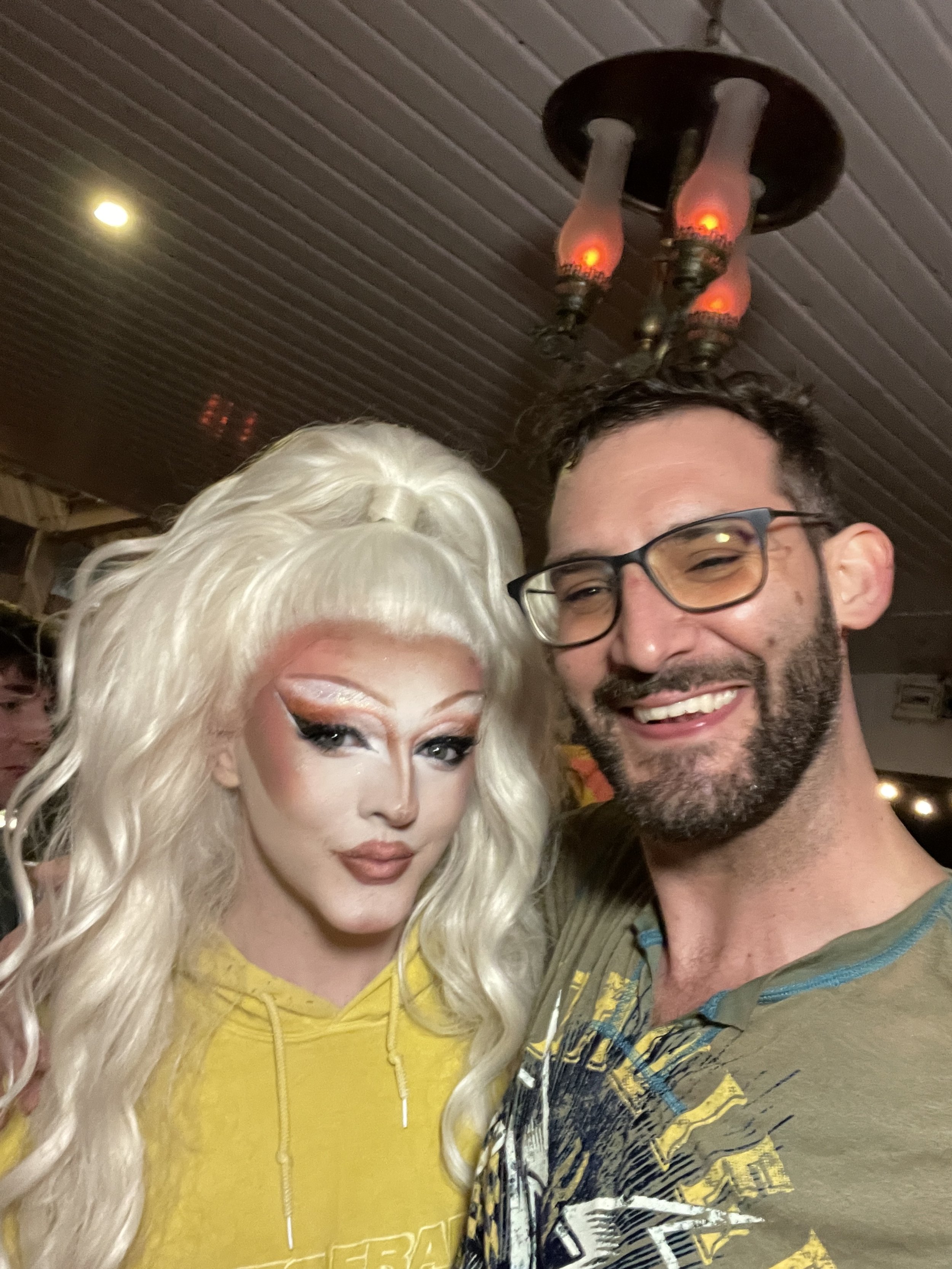   Me and Charra Tea from  RuPaul’s Drag Race UK 6 
