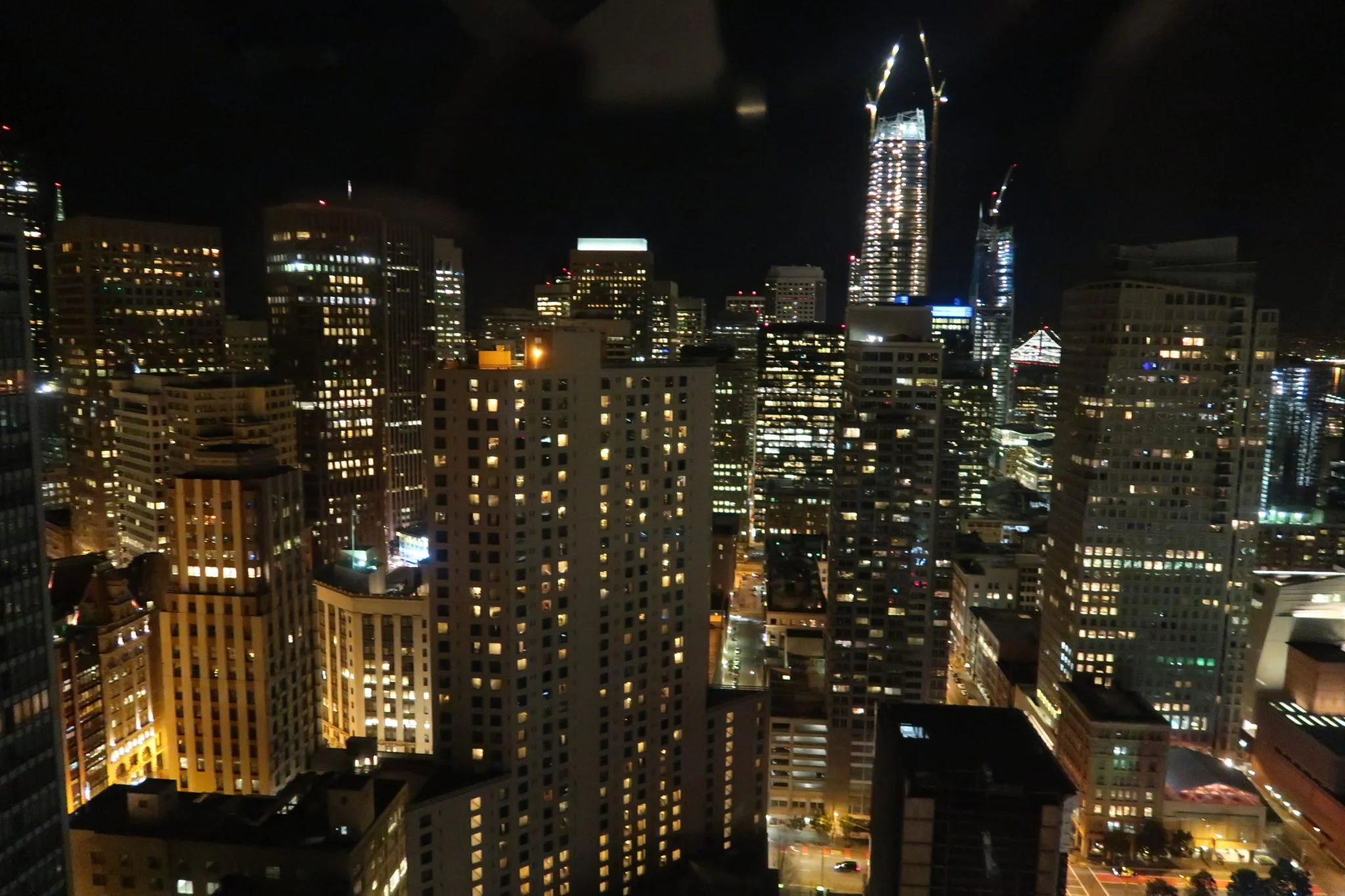 san francisco night skyline