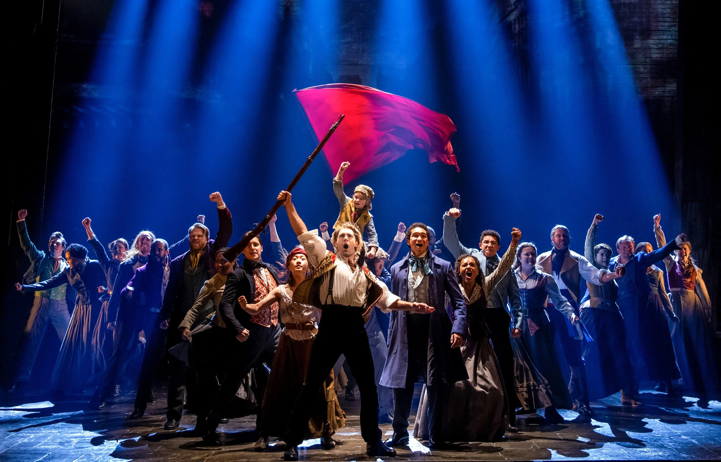 One Day More from Les Misérables. Photo Matthew Murphy & Evan Zimmerman for MurphyMade