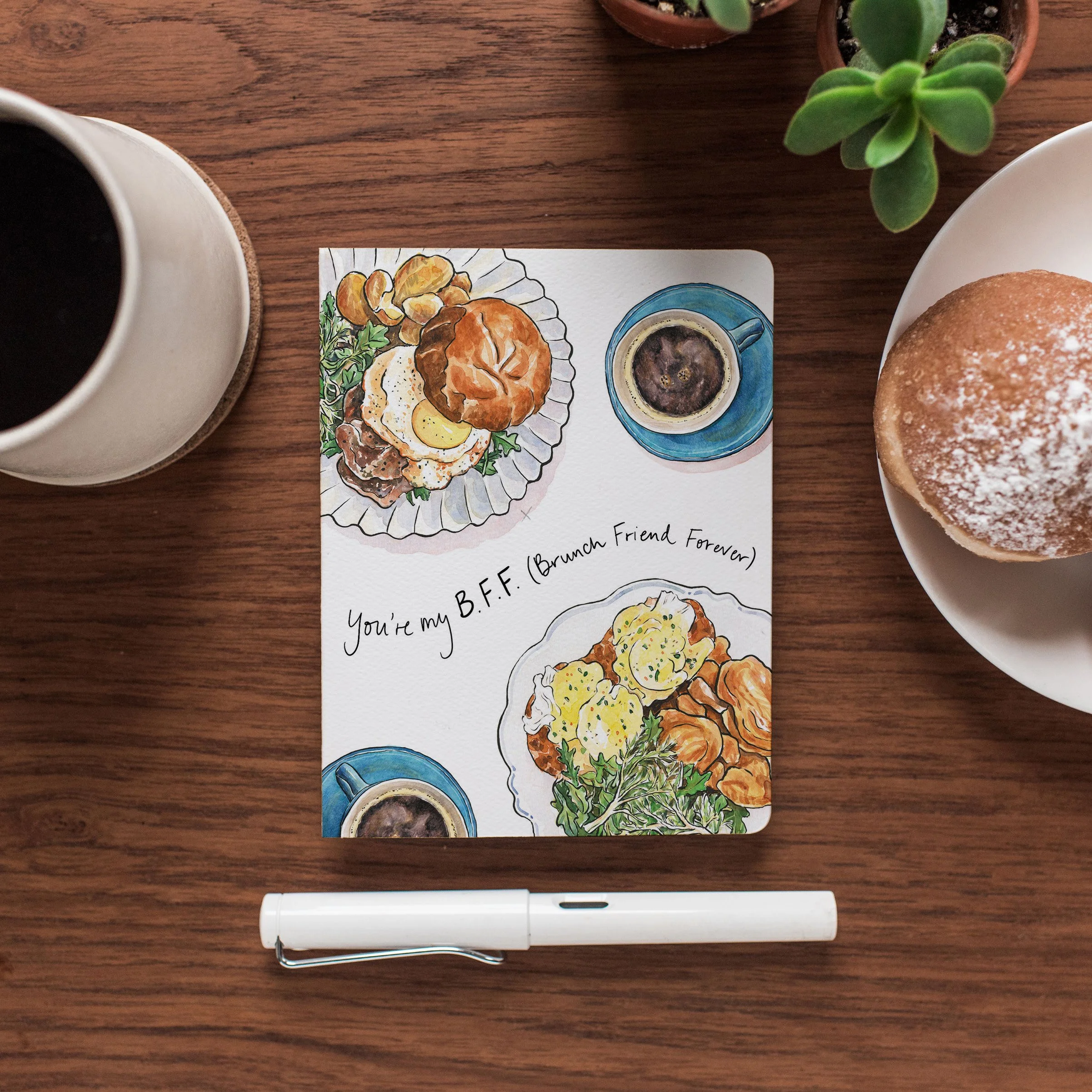 Brunch Friends Forever Card