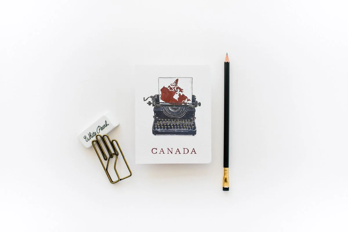 Canada Typewriter Card