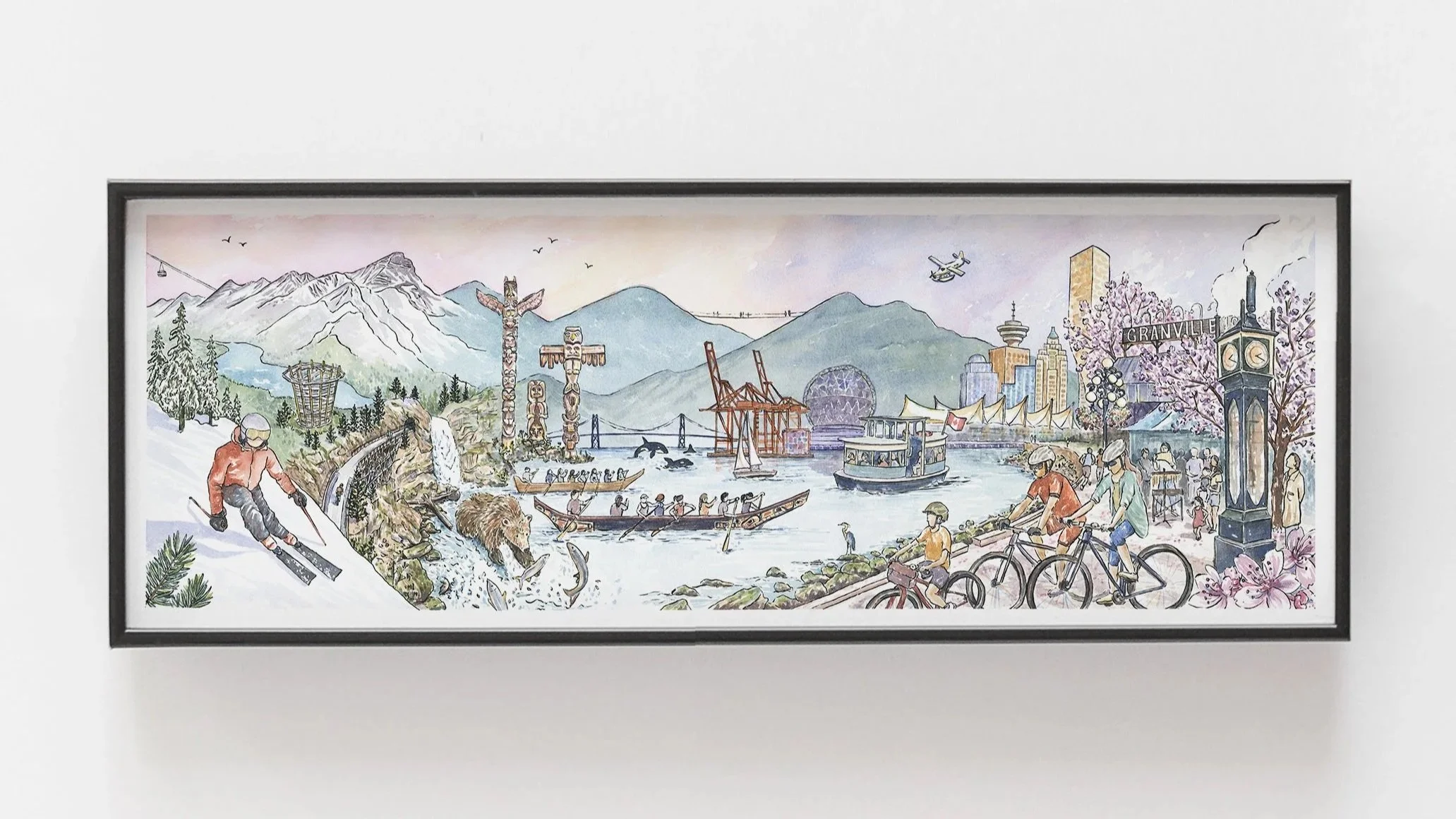 British Columbia - Archival Panorama Print