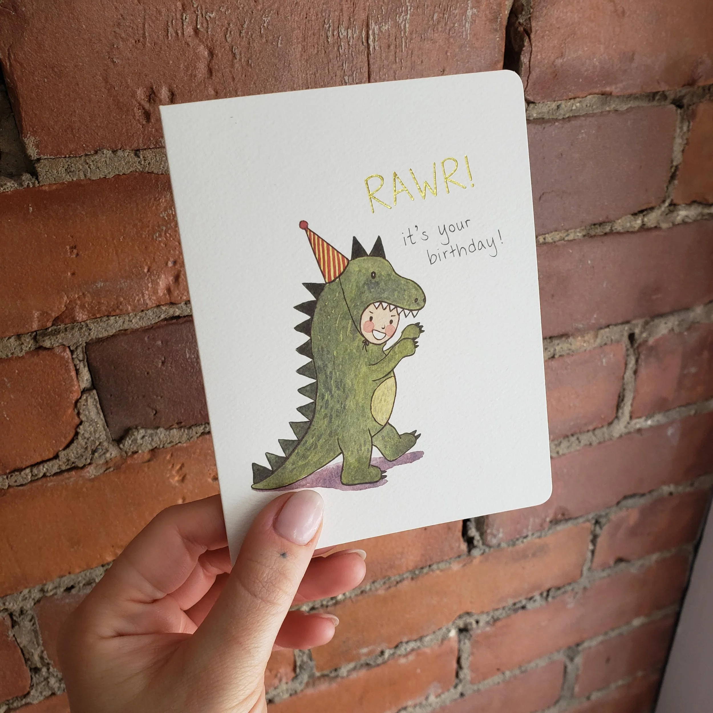 Dino Birthday Card