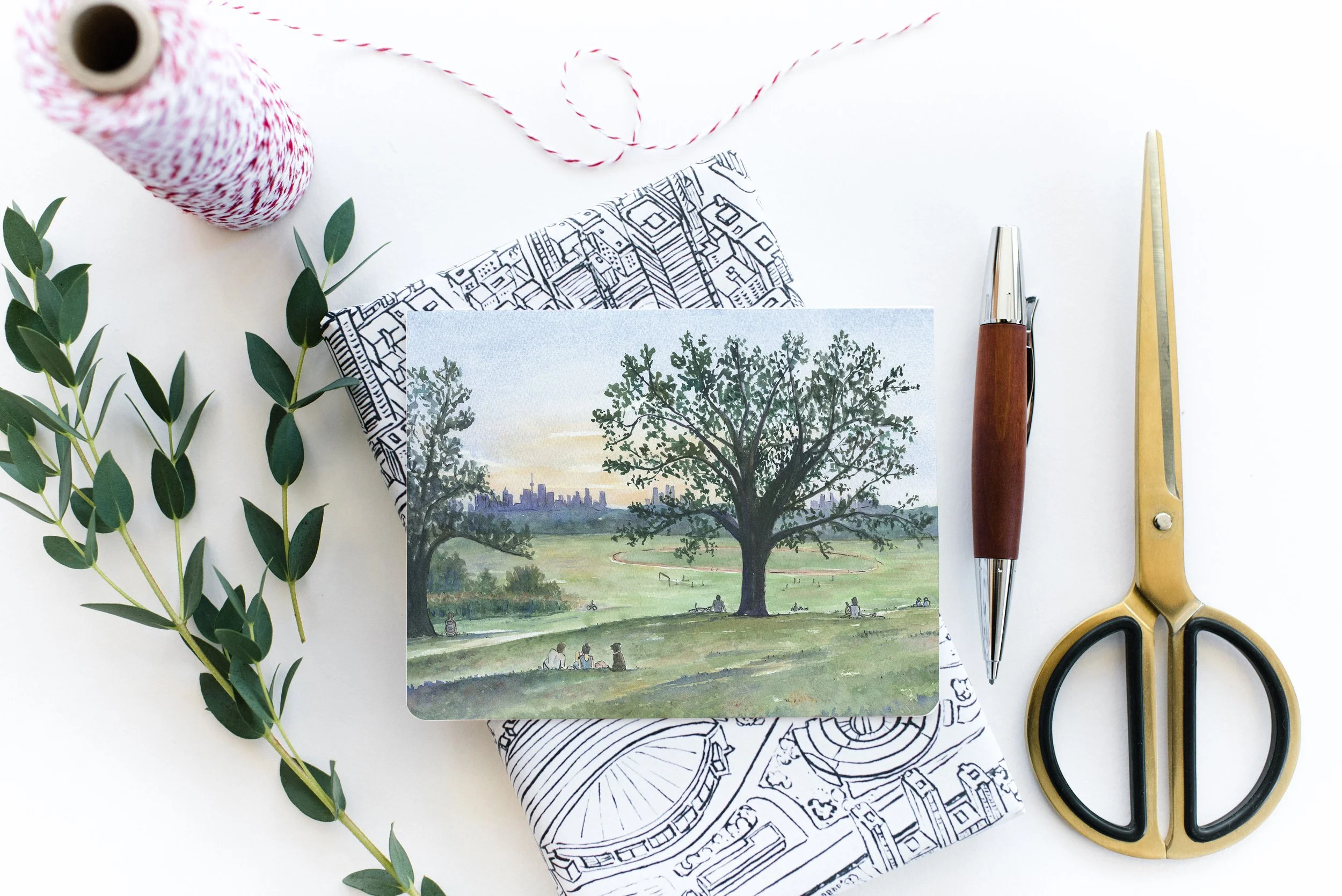 Riverdale Park Greeting Card
