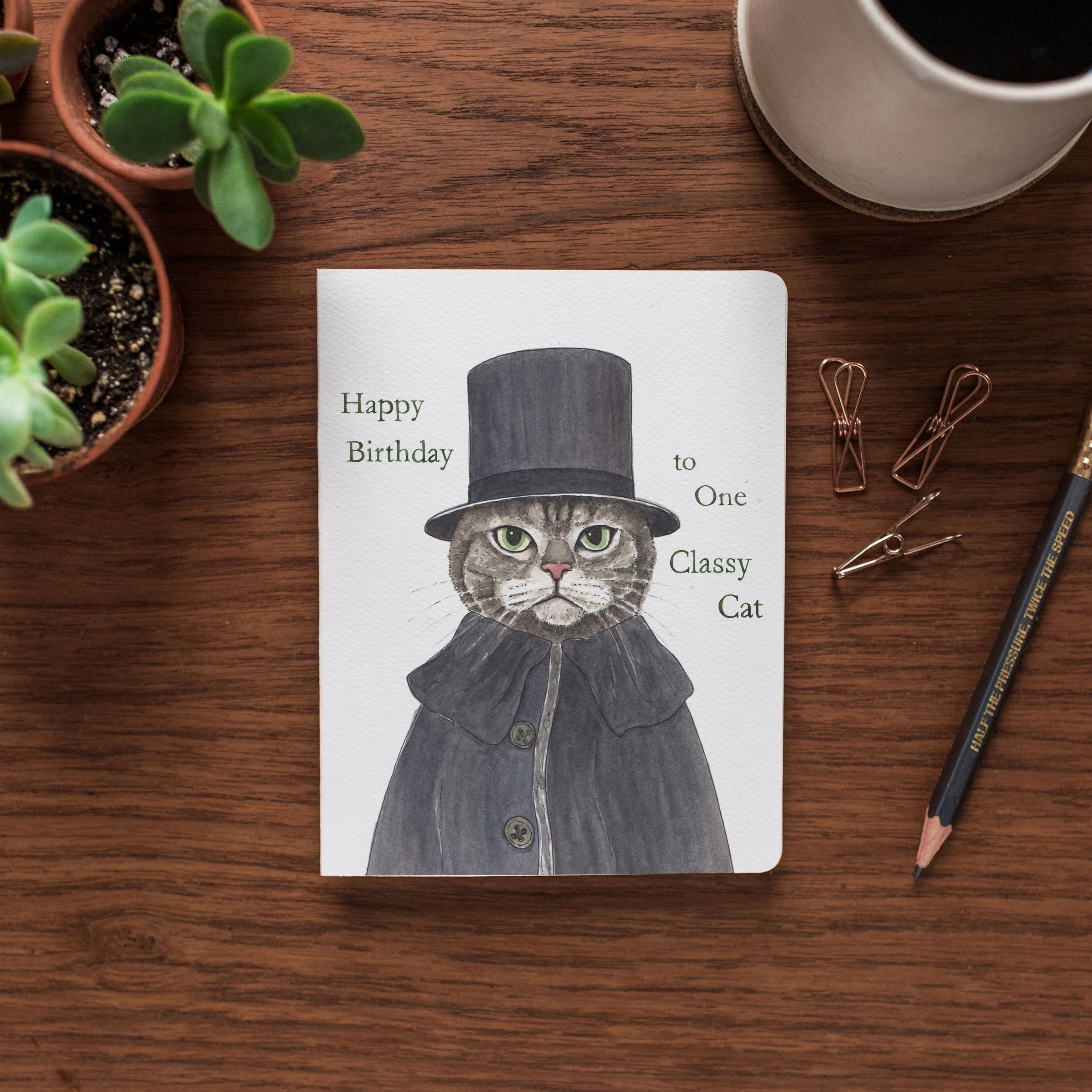 Classy Cat Card