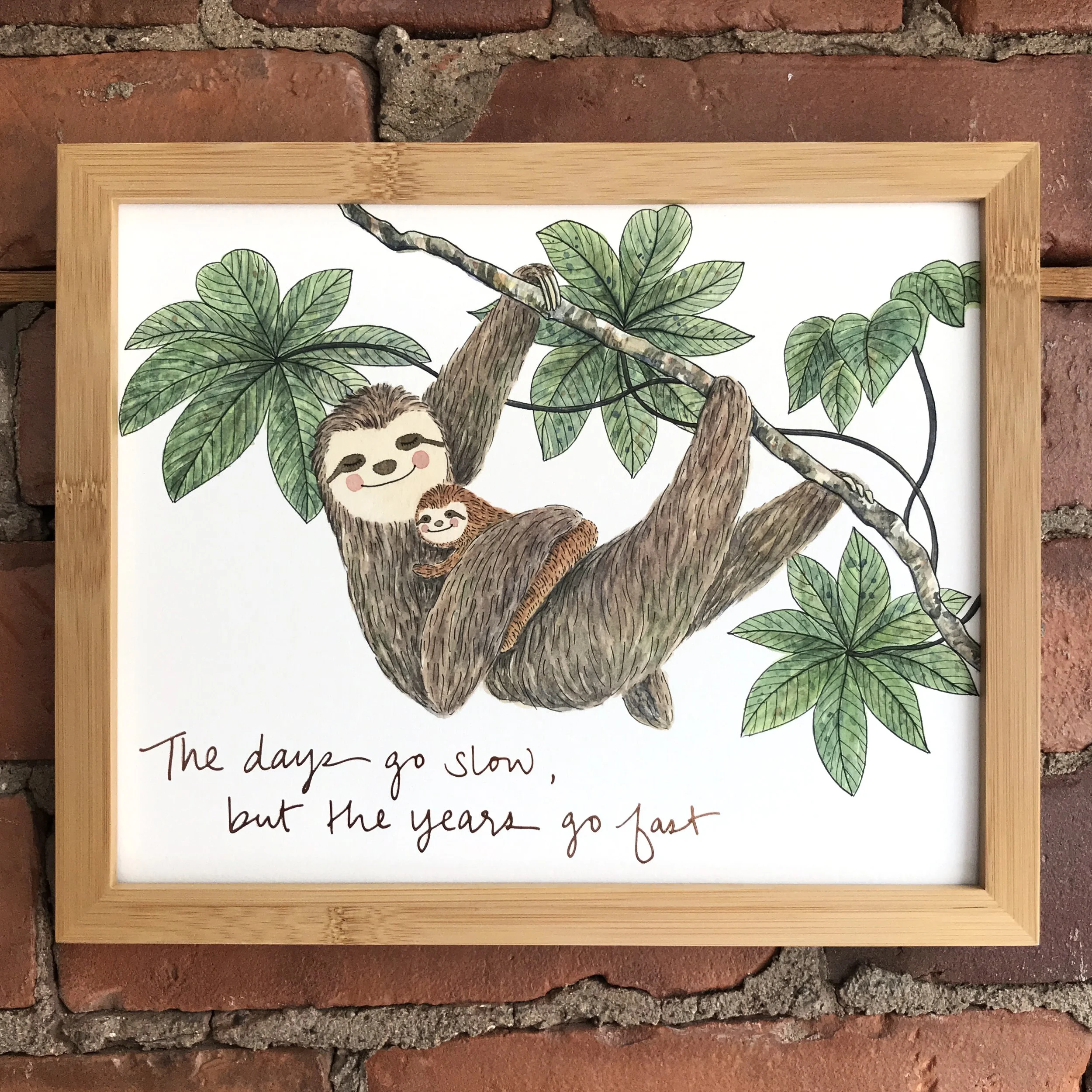 Sloth Parent - Archival Print