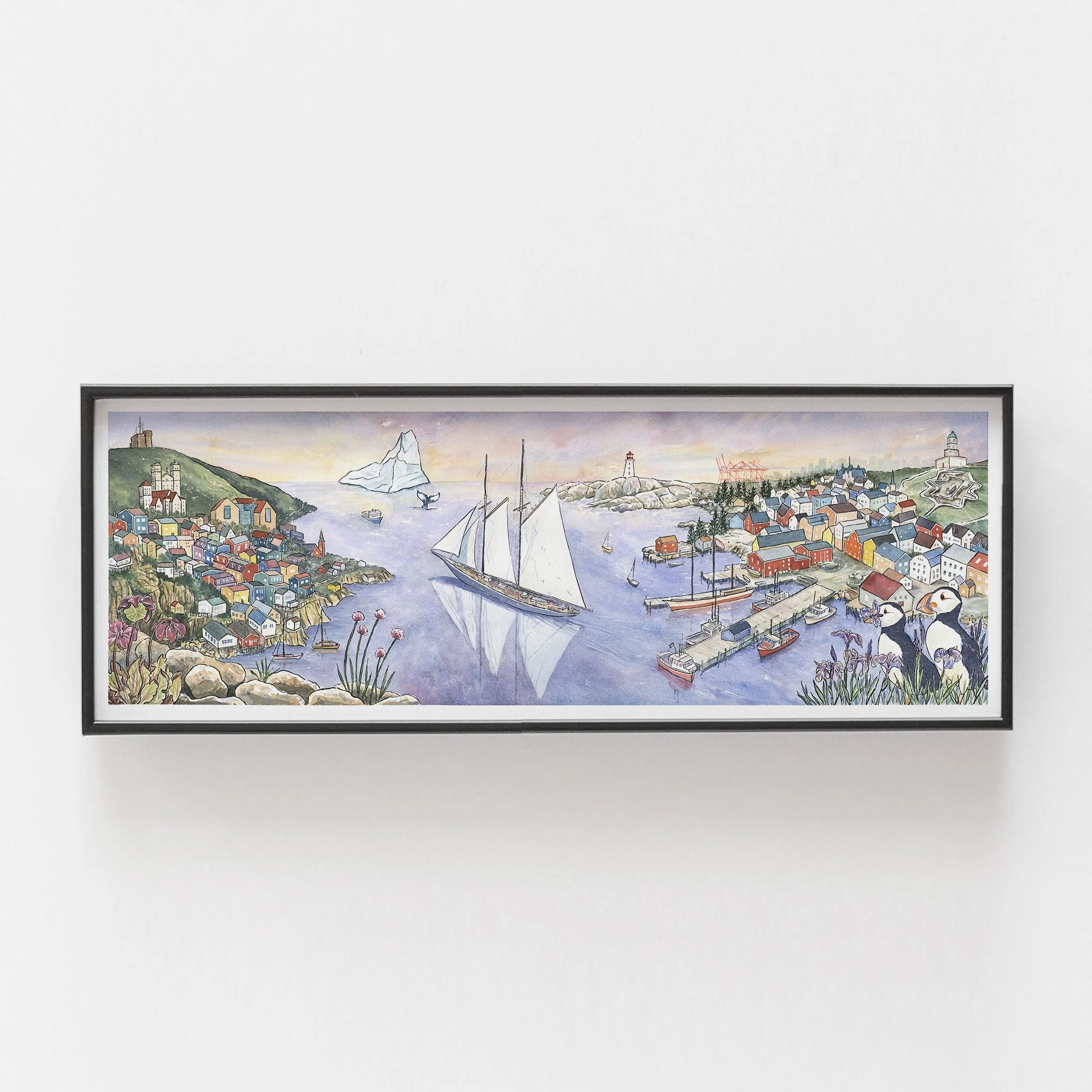 Newfoundland & Nova Scotia Panorama Archival Print