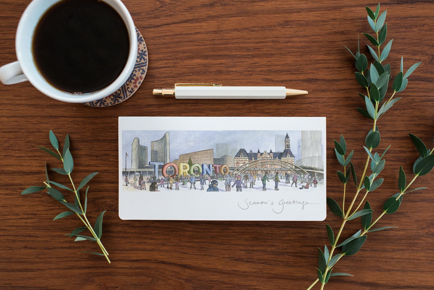 Toronto Winter Wonderland Money Enclosure Card