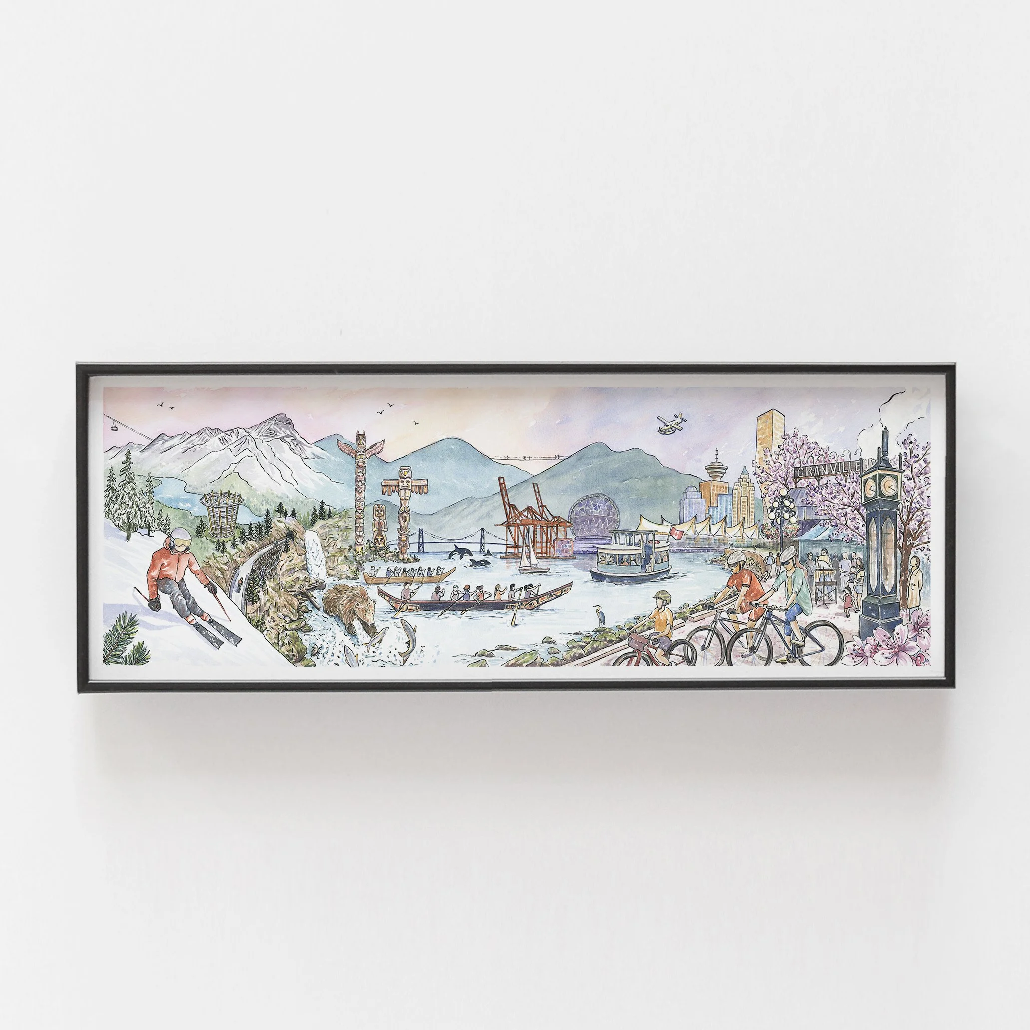 British Columbia Panorama Archival print