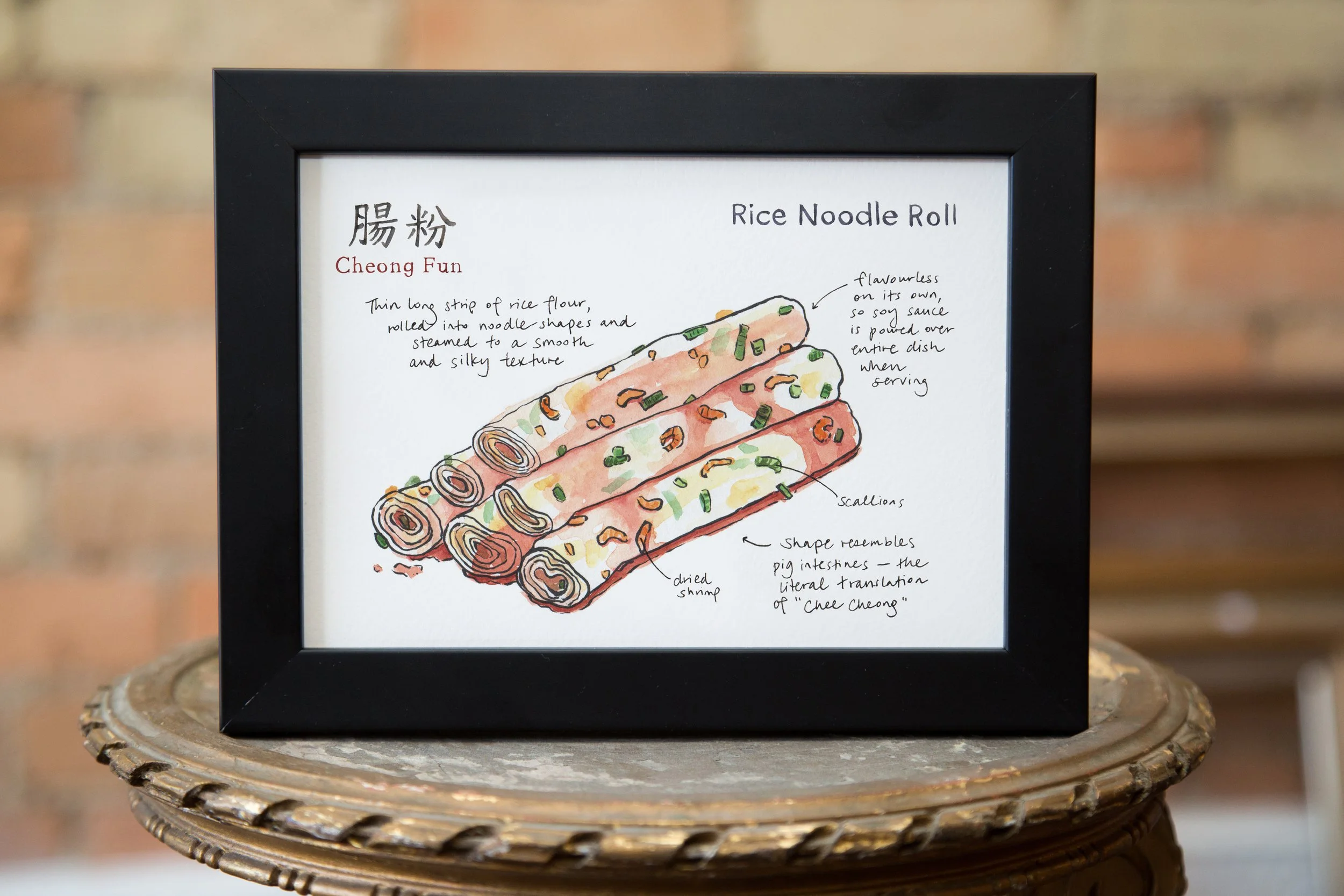 Rice Noodle Roll Archival Print