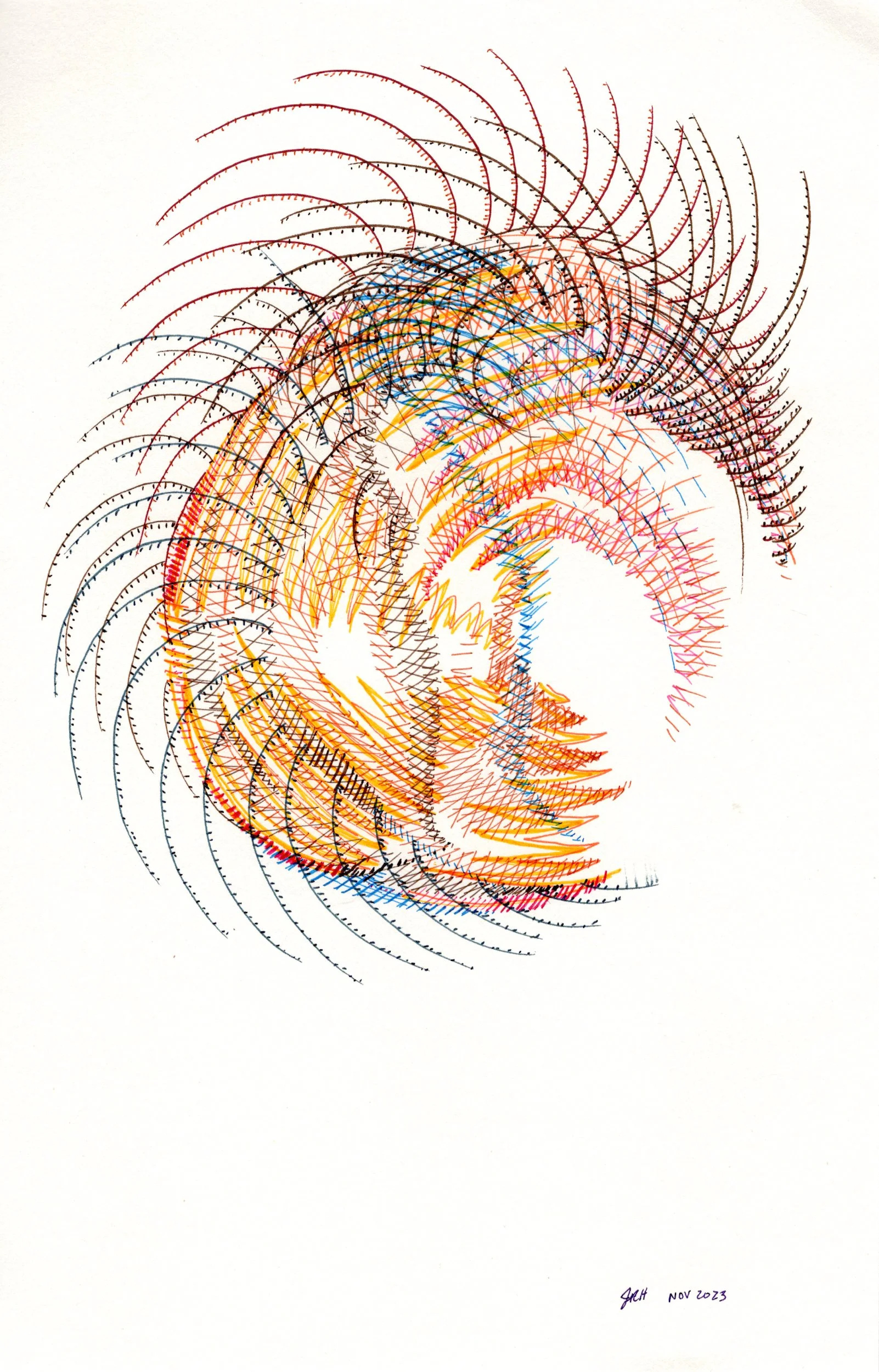 Idea_37.
Micron on paper.
8.5 x 5.5 inches.
2023