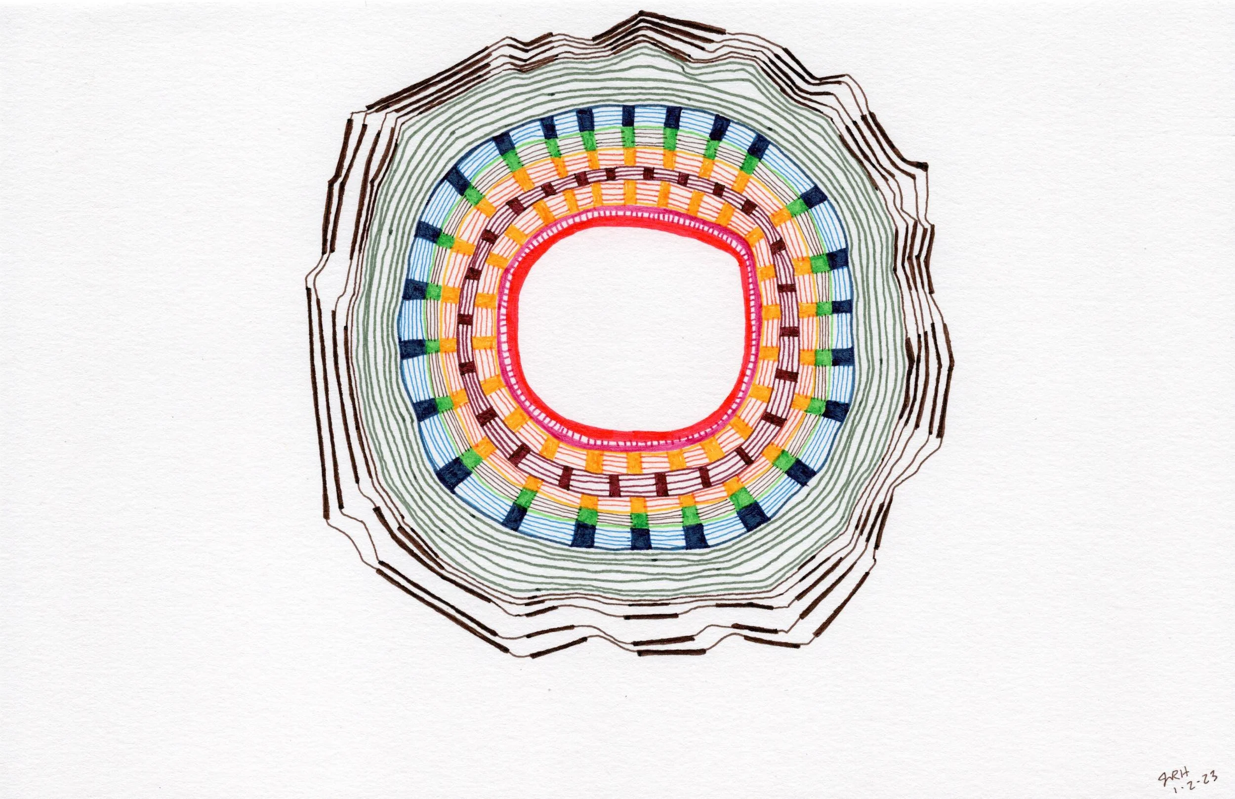Idea_34.
Micron on paper.
5.5 x 8.5 inches.
2023