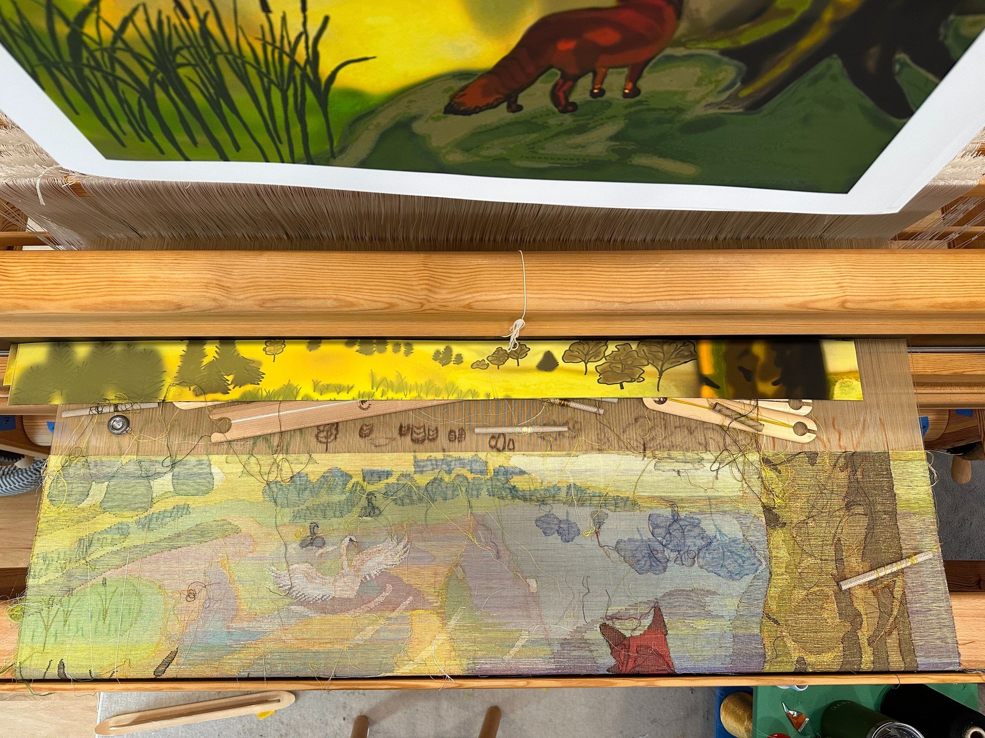 Happy Monday!! I'm rapidly approaching the horizon and expect to spend most of this week with my head in the clouds 😃 I've designed them to be big fat puffy things that should weave out quickly and easily and bring this adventure to a close. I'm rea