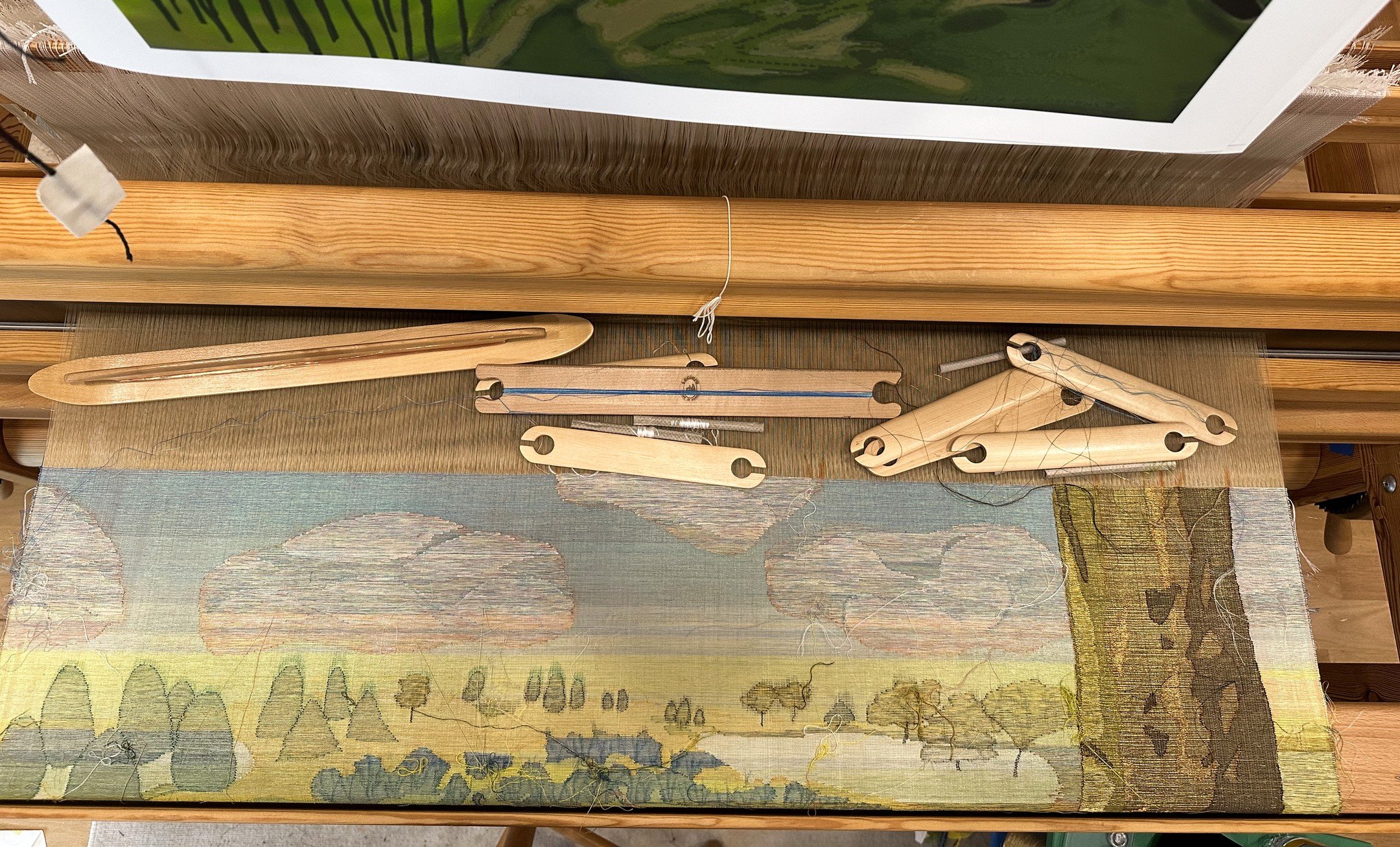 Time to cut this bad boy off the loom...Well, at least time to go to sleep and then cut this bad boy off of the loom. Also, thanks to @c_machamer for the cloud inspiration 😃

Have a great day!!

All we have to decide is what to do with the time that