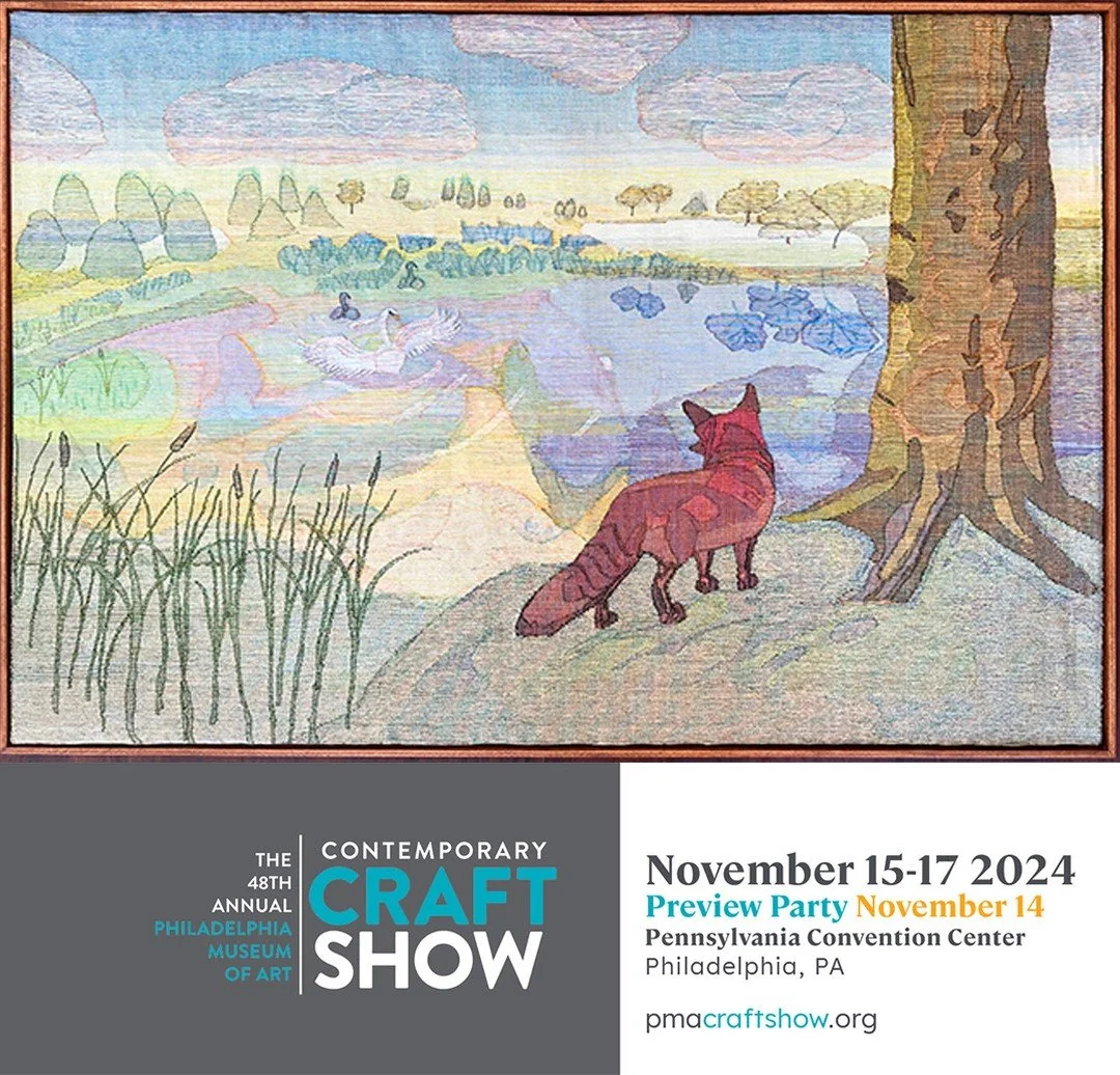 I am very excited to have the opportunity to participate in the Philadelphia Museum of Art Contemporary Craft Show in just 6 days from now! Woohoo!! We'll be hitting the road on Tuesday and setting up on Wednesday. The preview party will be held on T