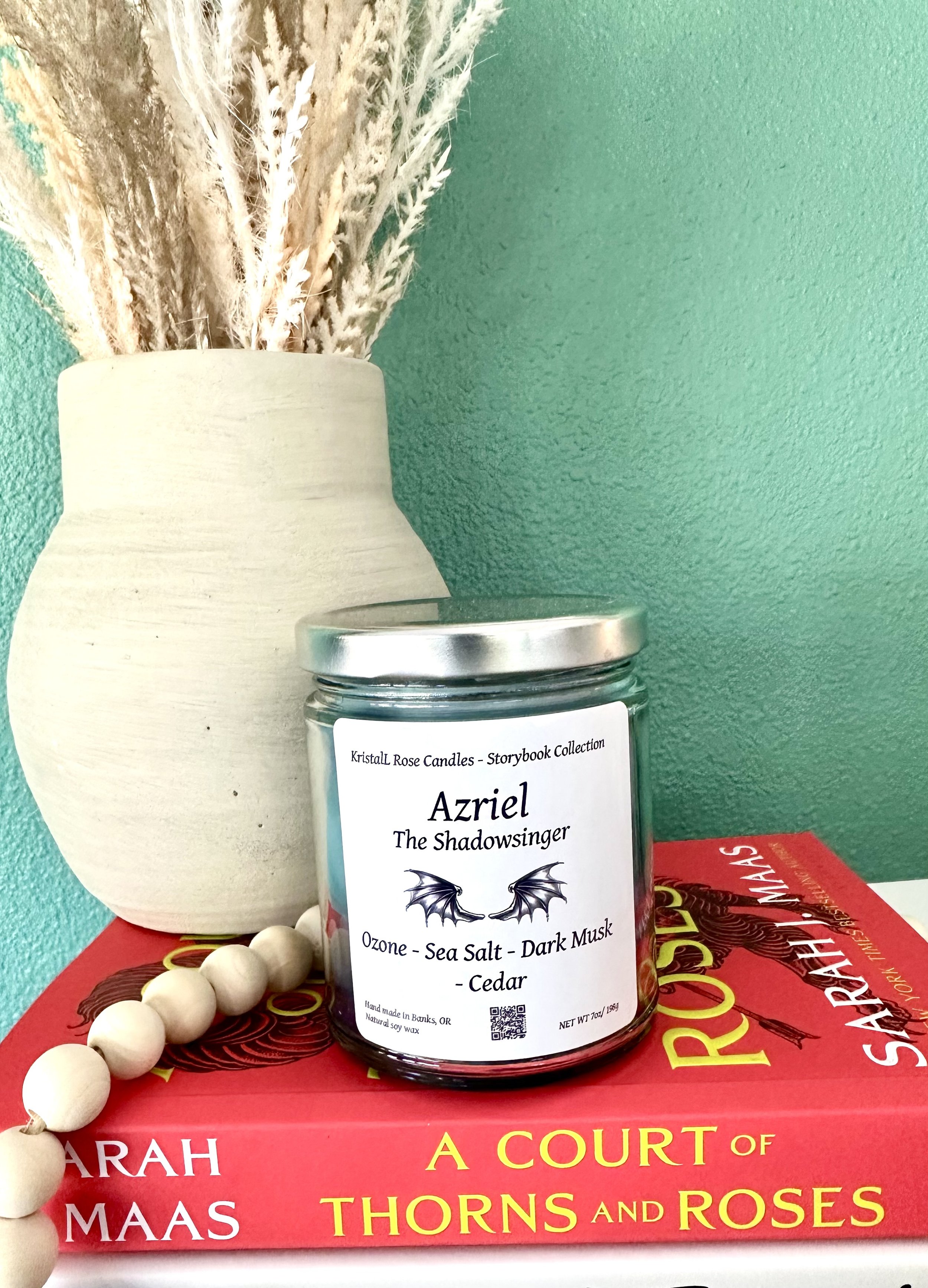 Azriel the SAhadowsinger 7oz candle
