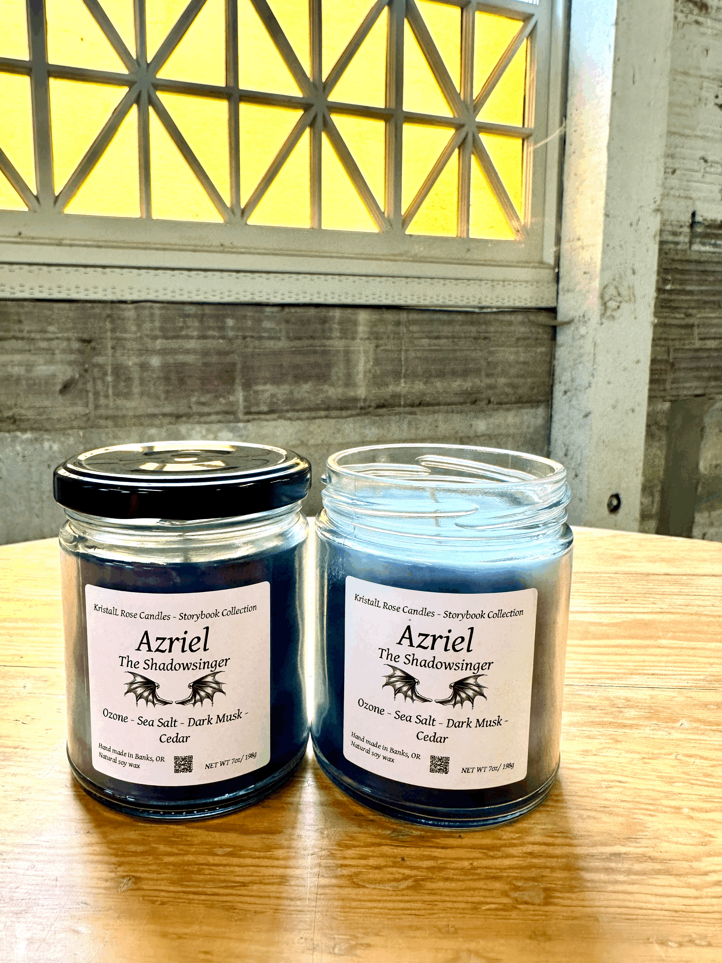 Azriel the SAhadowsinger 7oz candle