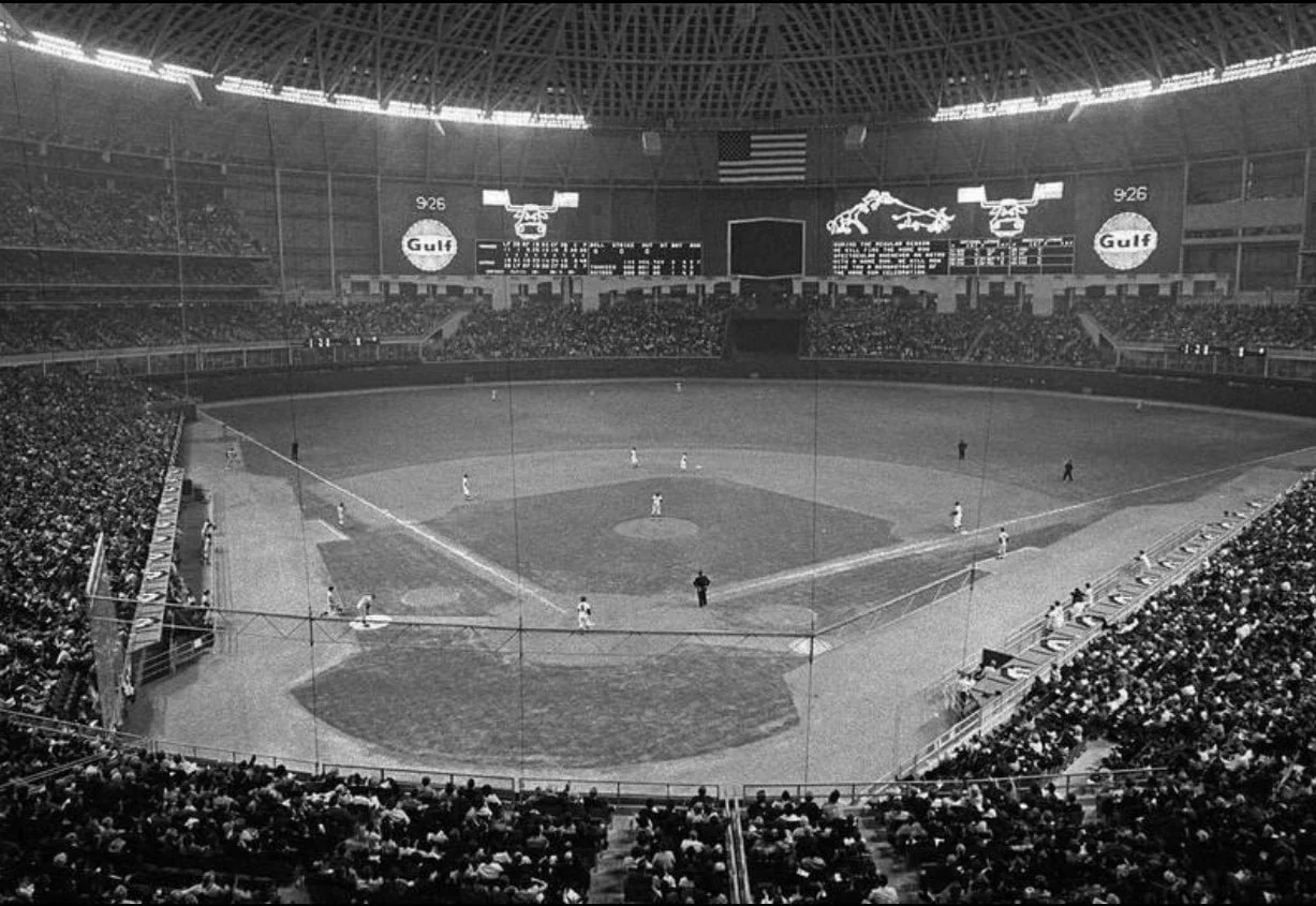 STADIUMS HOUSTON Astrodome Harris County Dome first game v Yankees 040965.jpg