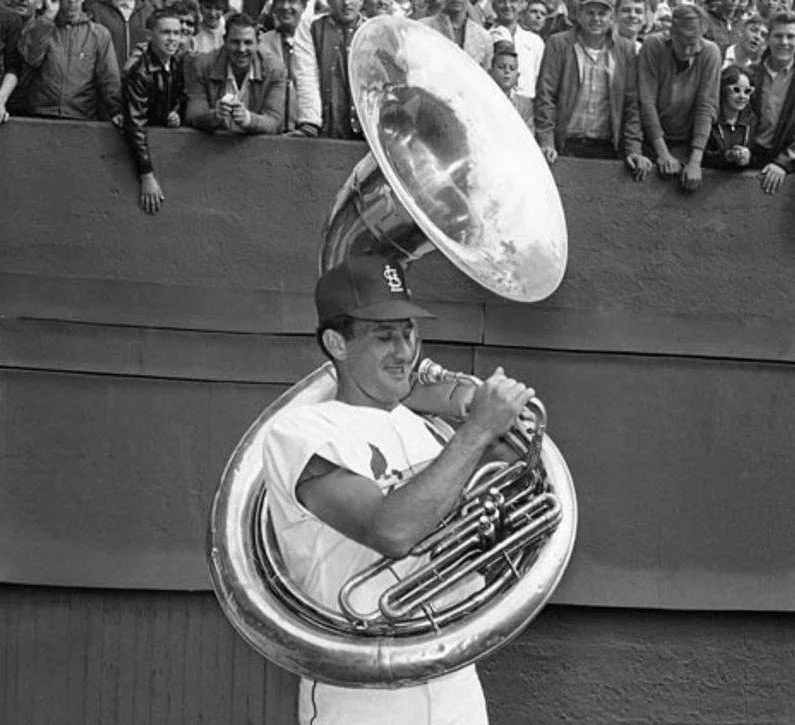 UECKER BOB w tuba St. Louis Cardinals cropped.jpg