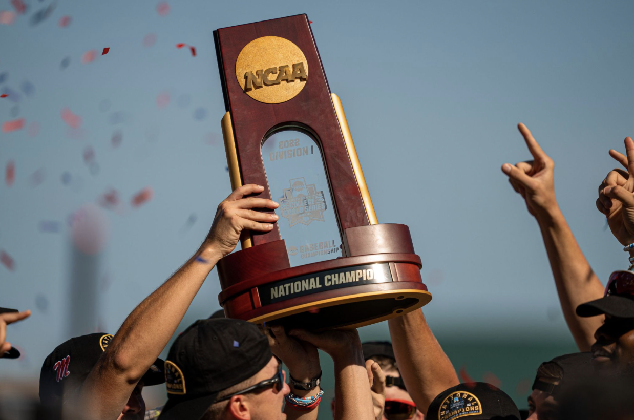 College World Series Trophy