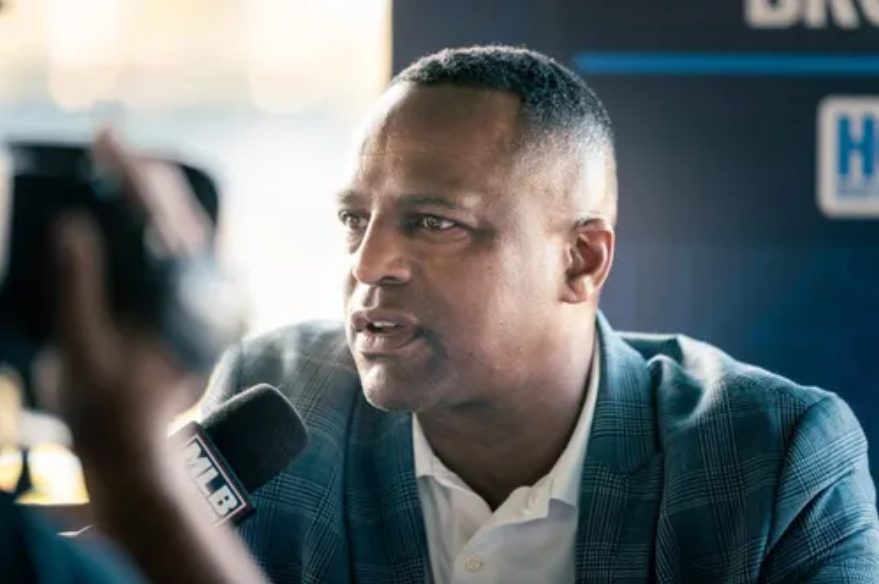 Dana Brown, Astros General Manager, at a press conference