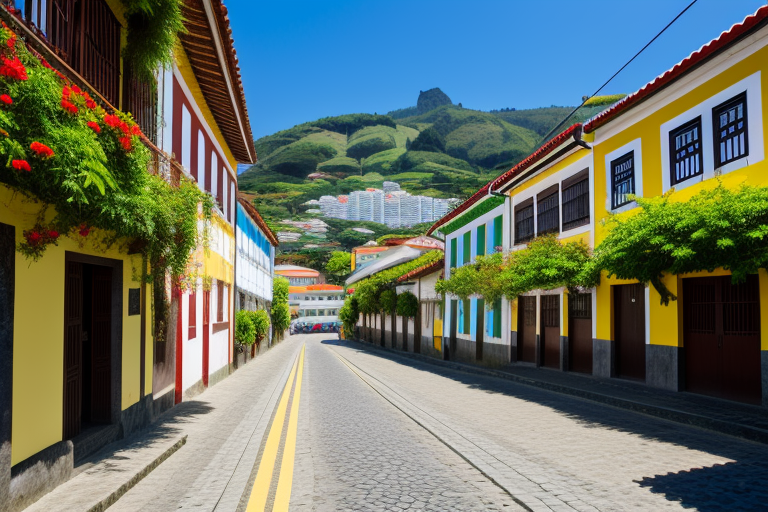 Streets of São Miguel Island