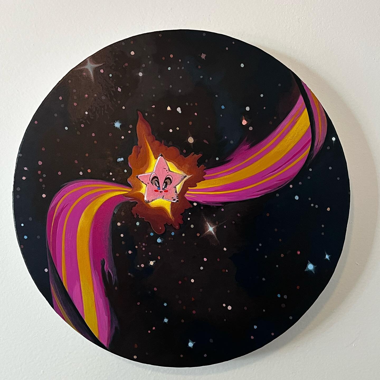 Just finished a new Star painting. This is one of a series I&rsquo;ve been working on.  #newpainting