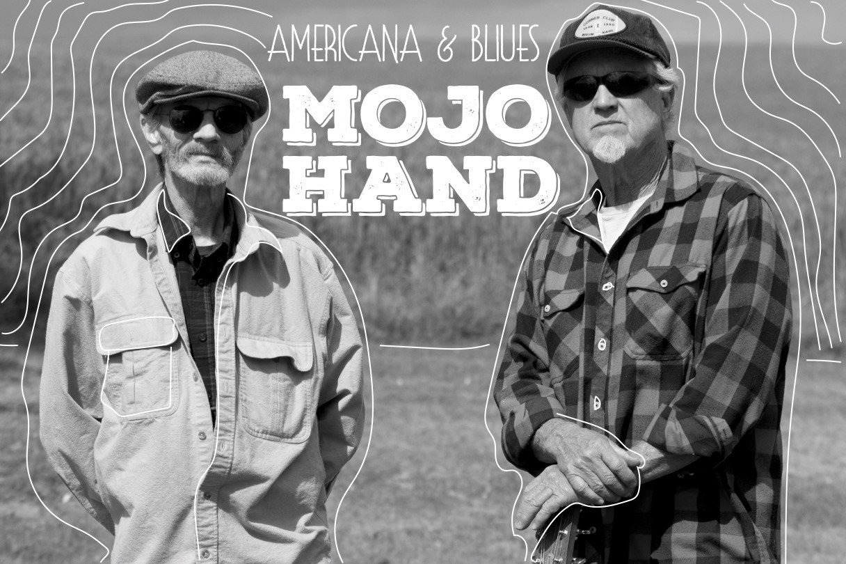 TOMORROW, Friday Nov 14 starting at 6:00: MOJO HAND! 
Dan &ldquo;Big Hands&ldquo; Colvin and Brad Crooks are blending a lifetime of work and music in their new blues Americana band Mojo Hand. Crooks an accomplished harmonica player and vocalist front