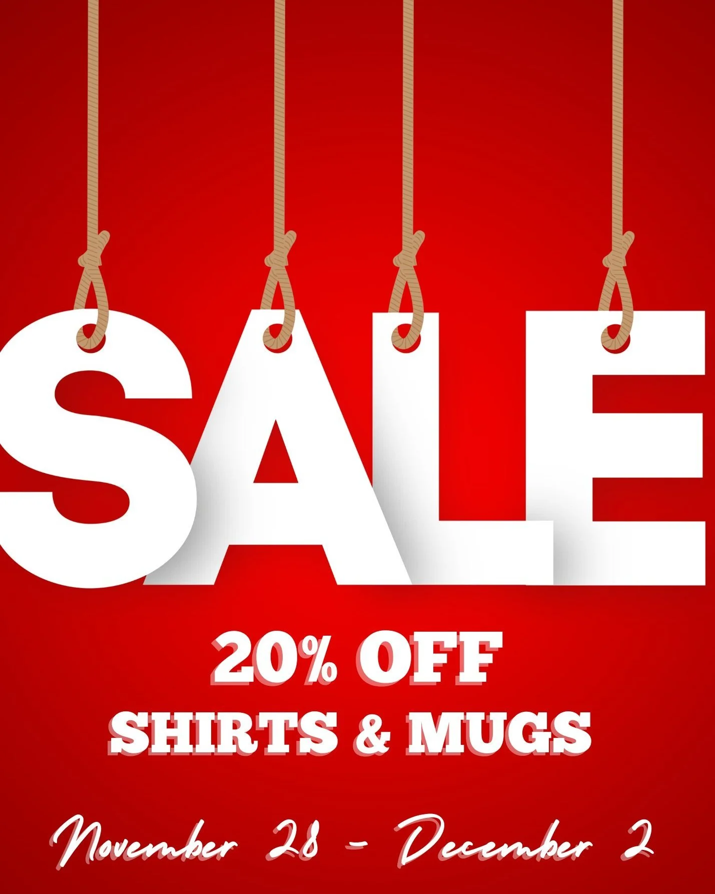 Get 20% off your OWC swag November 28-December 2!