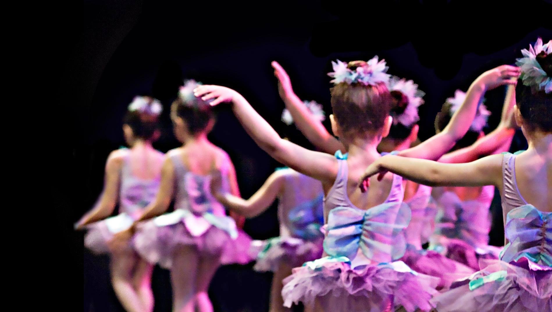 Young dancers beginning a new season of dance classes