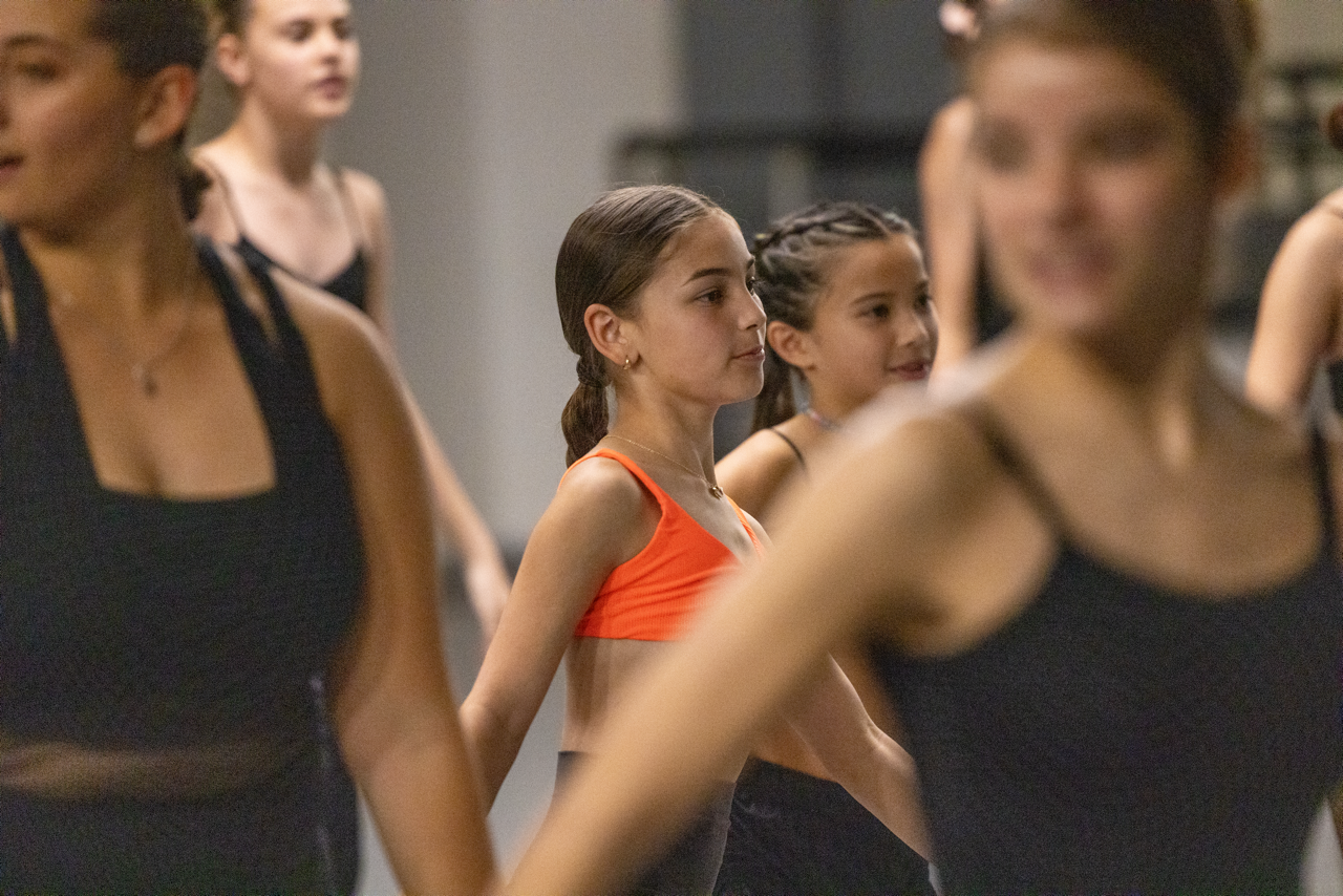 Young dancers beginning a new season of dance classes