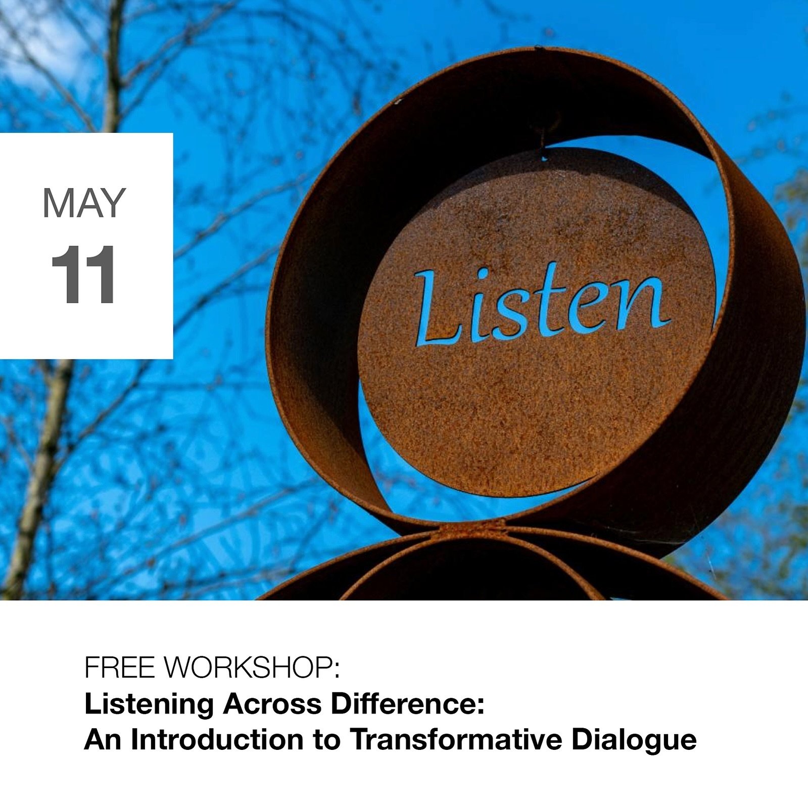 FREE WORKSHOP! 🔔🔔🔔 In our polarized climate, it&rsquo;s all too easy to slip into the trap of trying to change the minds of those we disagree with. When our goal is conversion, we stop listening, make judgments, get frustrated (when they don&rsquo