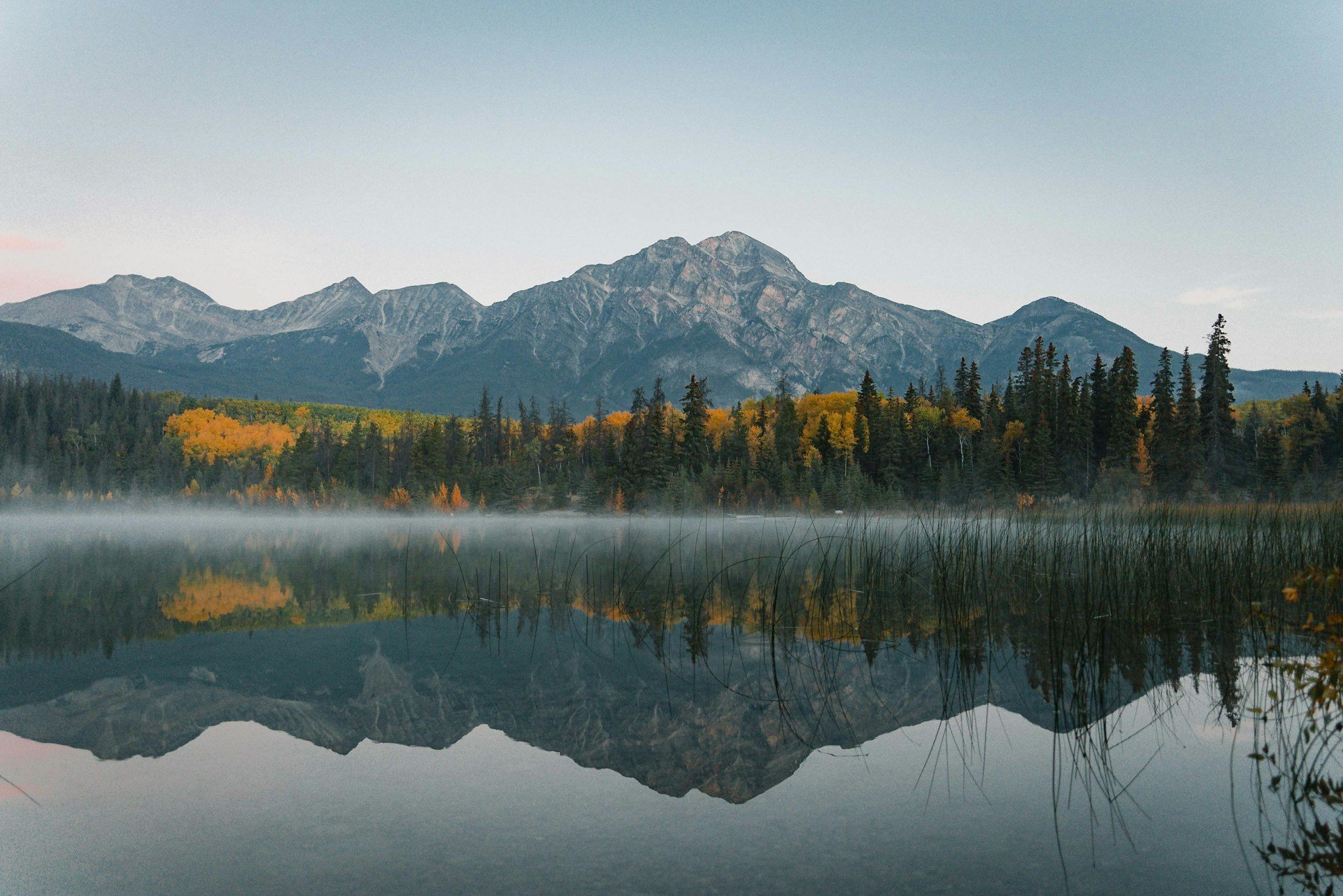 Mountain Lake Reflection