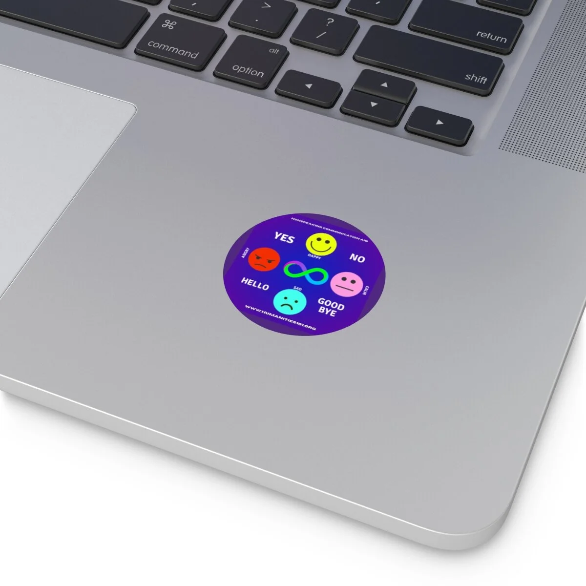 Nonspeaking Communication Aide Sticker Second Prototype