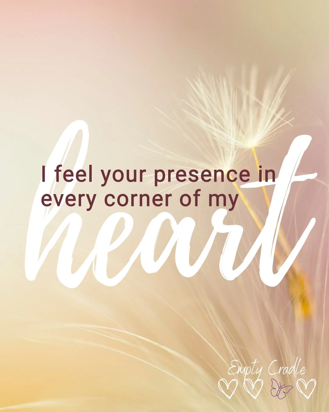 ✨ October is Pregnancy and Infant Loss Awareness Month ✨
For every parent who carries the love of their baby in their heart, today and always, we honor and remember with you.
&ldquo;I feel your presence in every corner of my heart.&rdquo; 💜
Though t