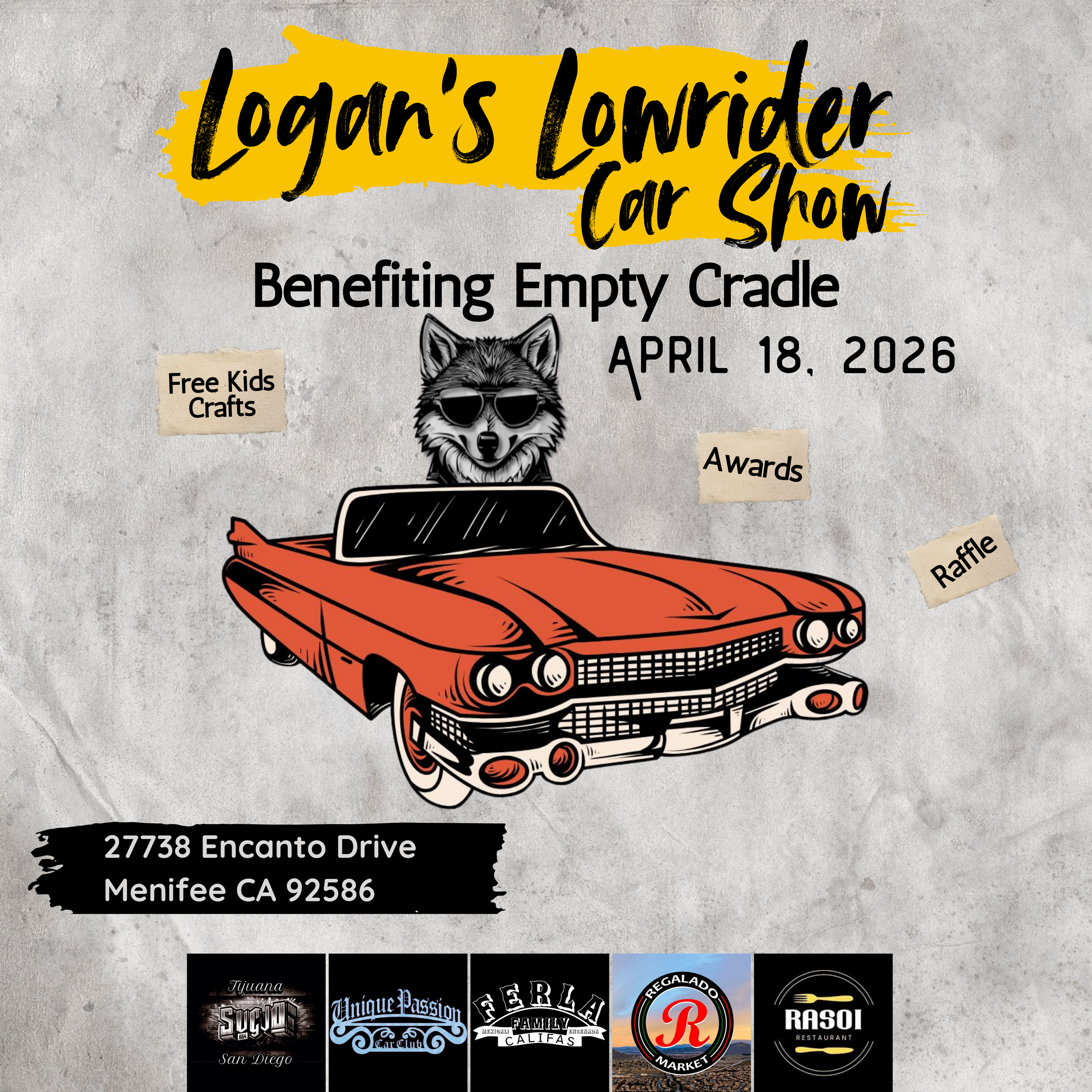 Logan's Lowrider Benefit Car Show