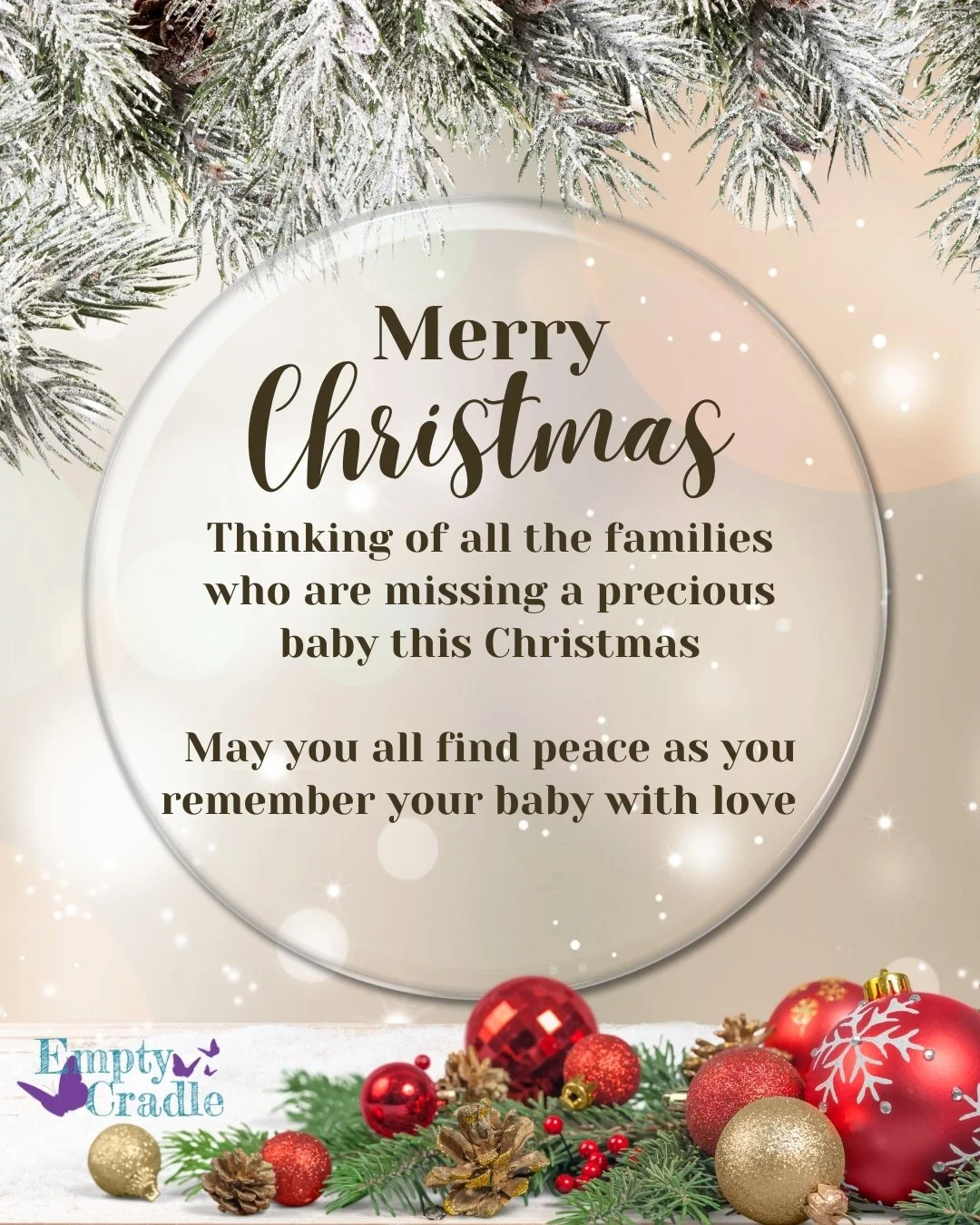 This season can be especially tender for families carrying the love and memory of a baby who should be here. We are holding space for you this Christmas and sending peace, comfort, and remembrance to every family missing their precious baby. 🦋🎄