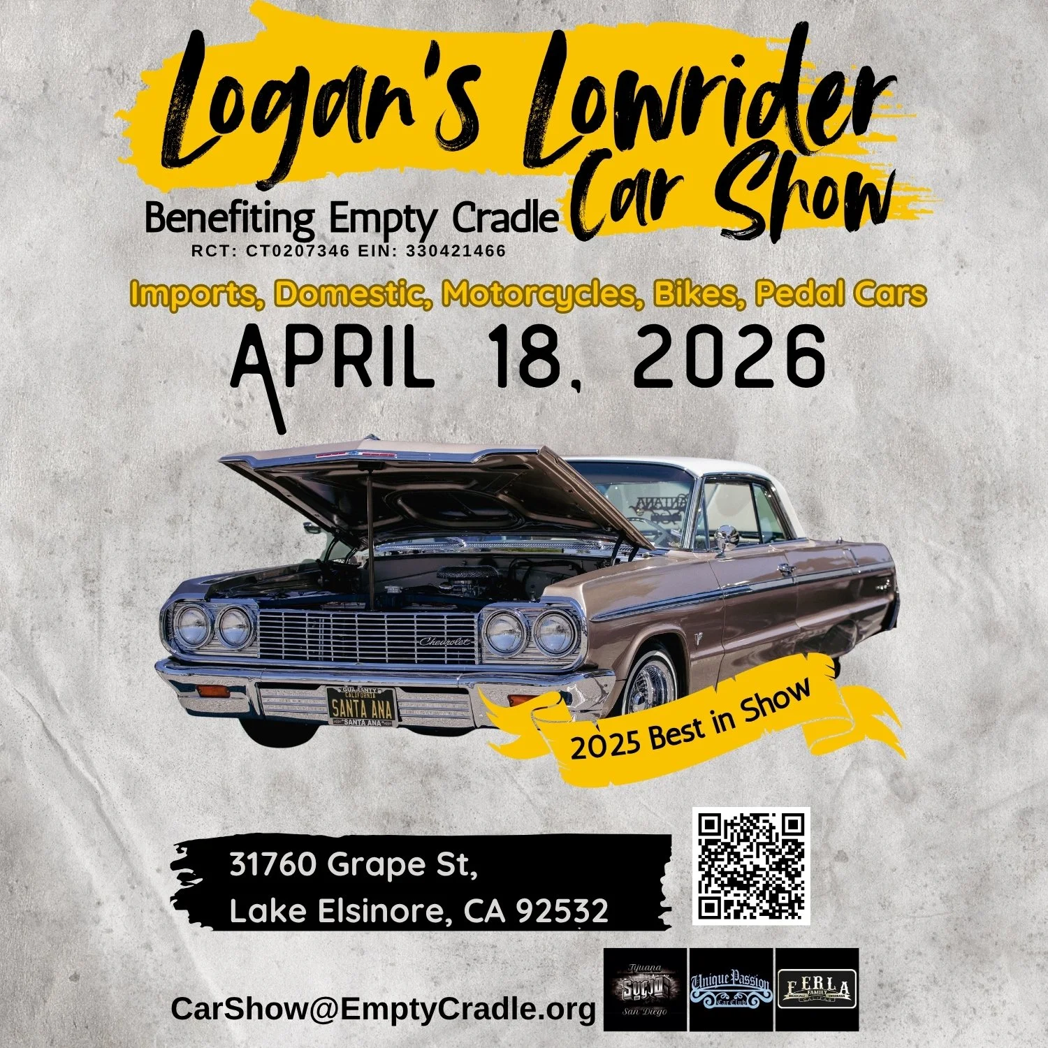Logan's Lowrider Benefit Car Show