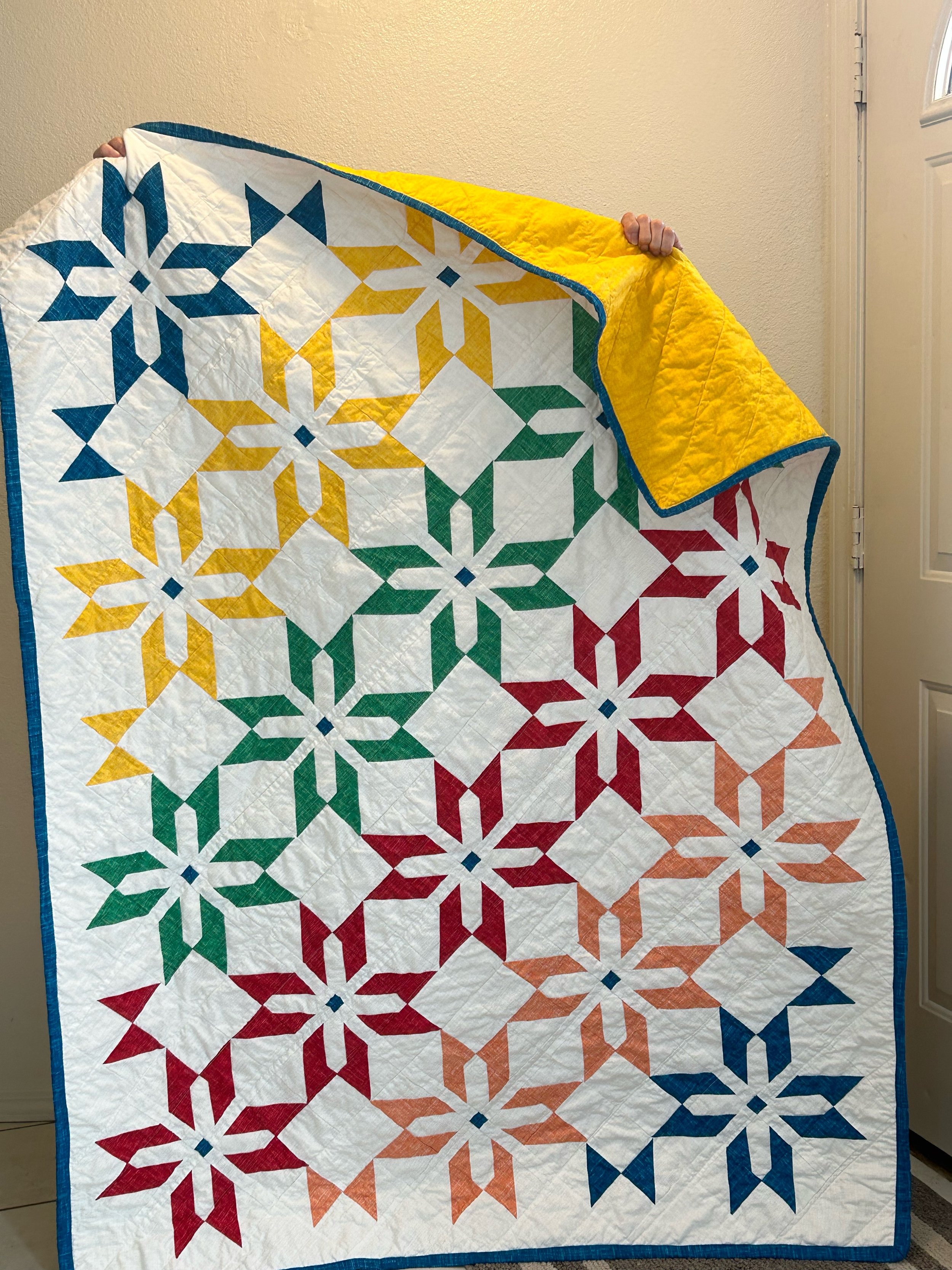 Snowflake Sparkle 51” x 67”